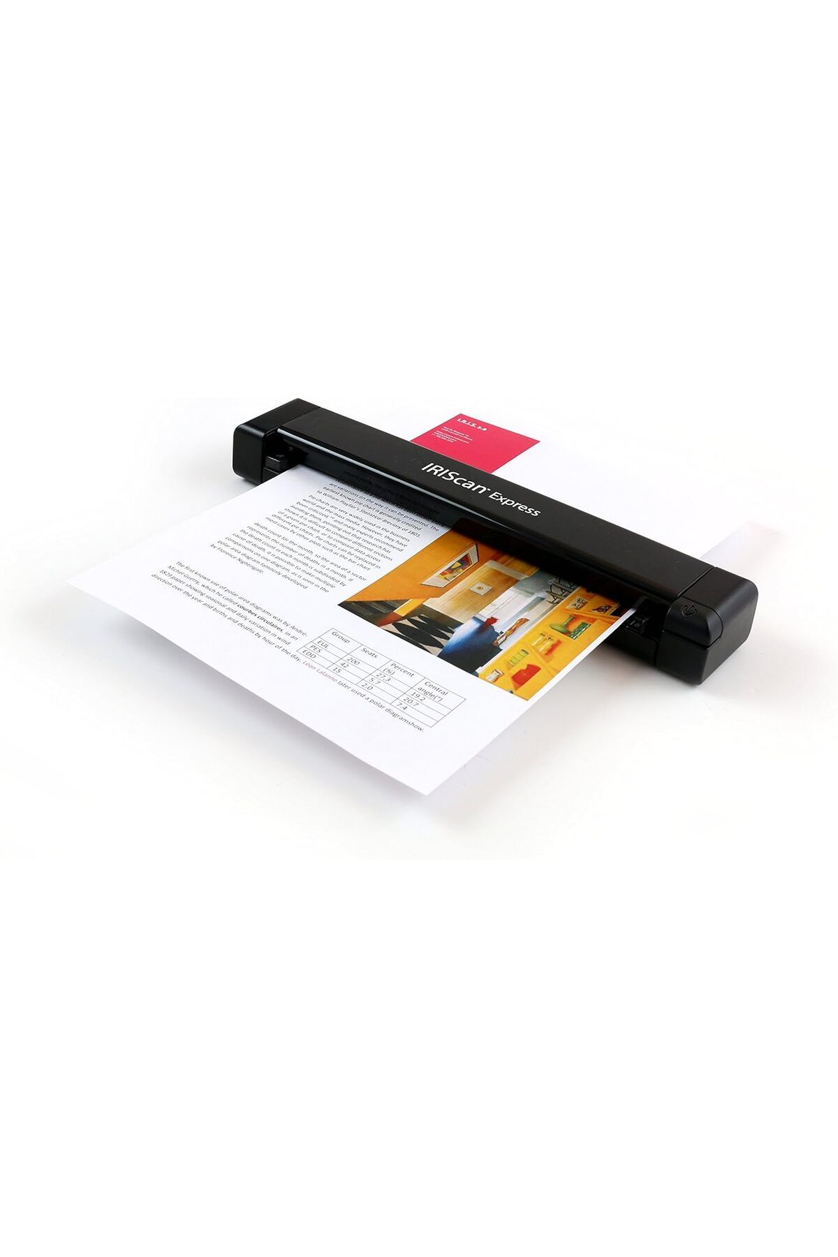 IRIScan Express v4 Mobil Tarayıcı, USB Güçlü, A4 Simplex Tarama, PDF ve Word Desteği