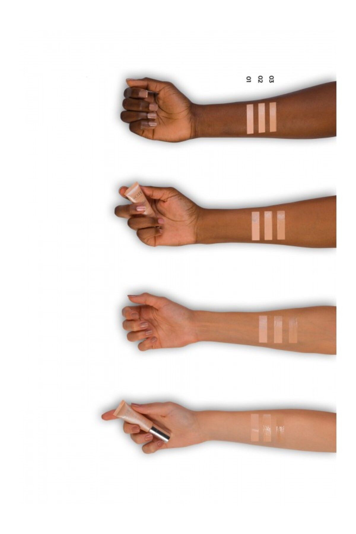 NOTE-Bb Concealer Spf 15 Corector Intens Acoperire cu Aplicator Metalic,subton galben - 02 Mediu Deschis 4