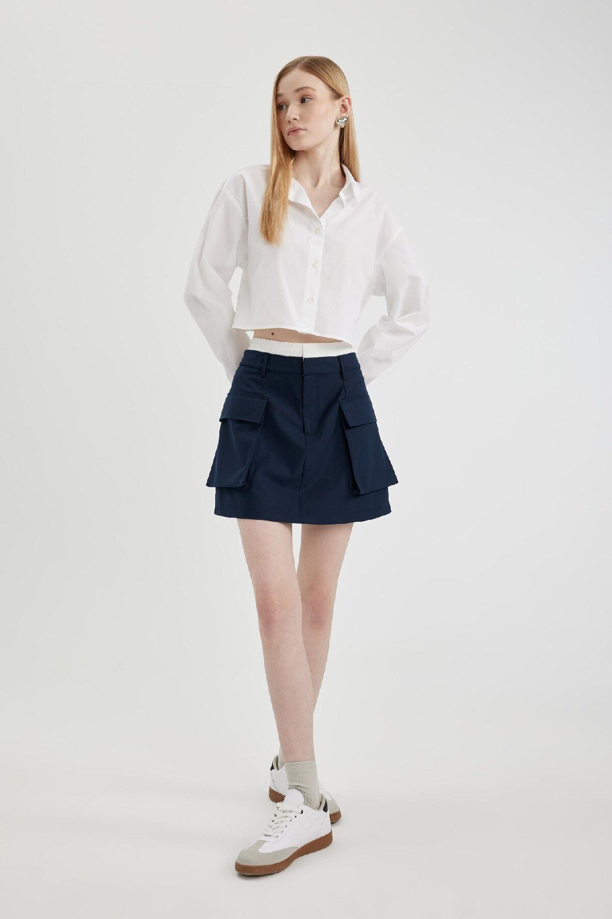 DeFacto-Coool A-line Mini Skirt C3075ax24sp 3