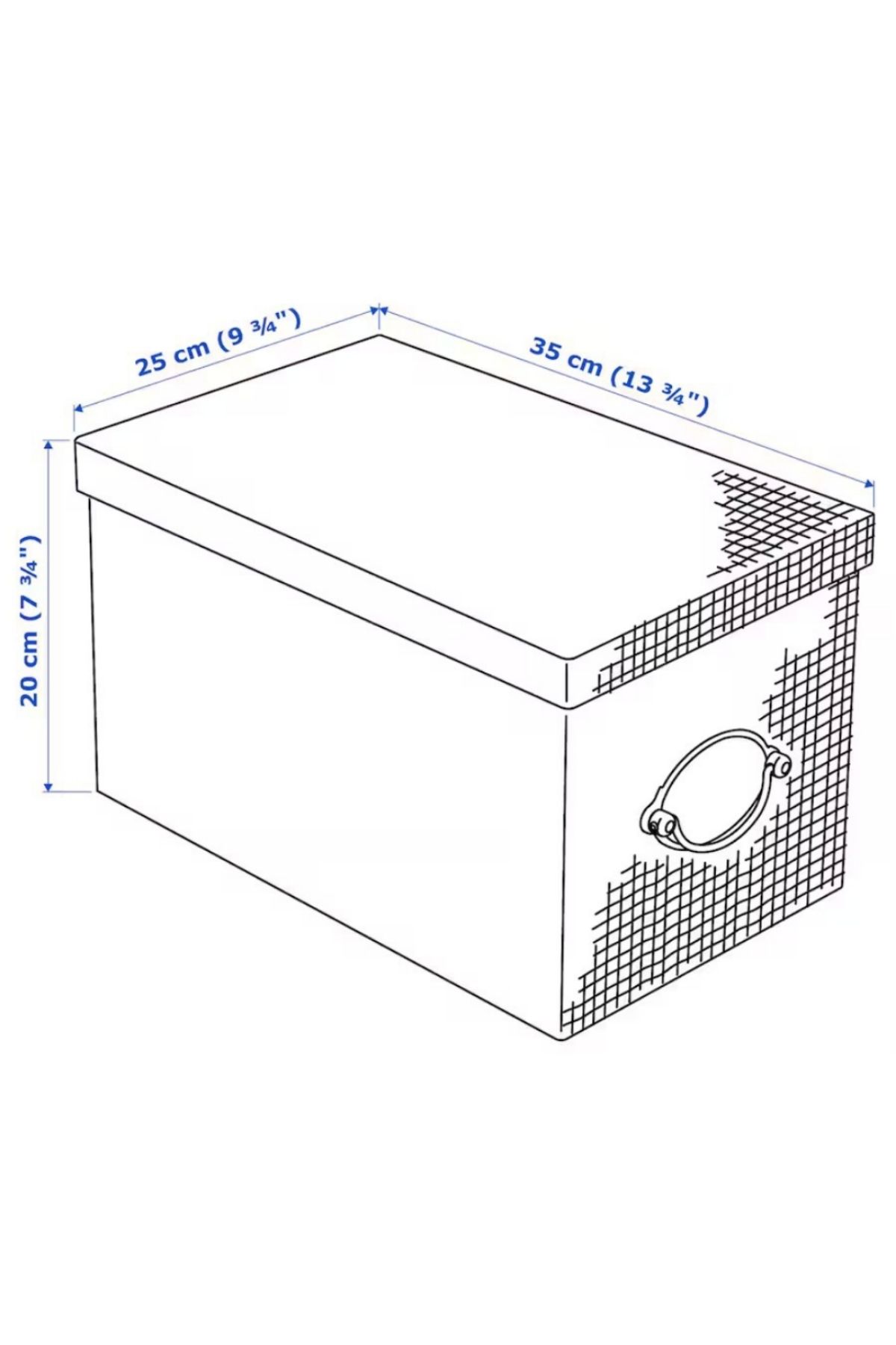 IKEA-KVARNVIK Storage Box with Lid, Beige, 25x35x20 cm – Stylish & Functional | IKEA 7