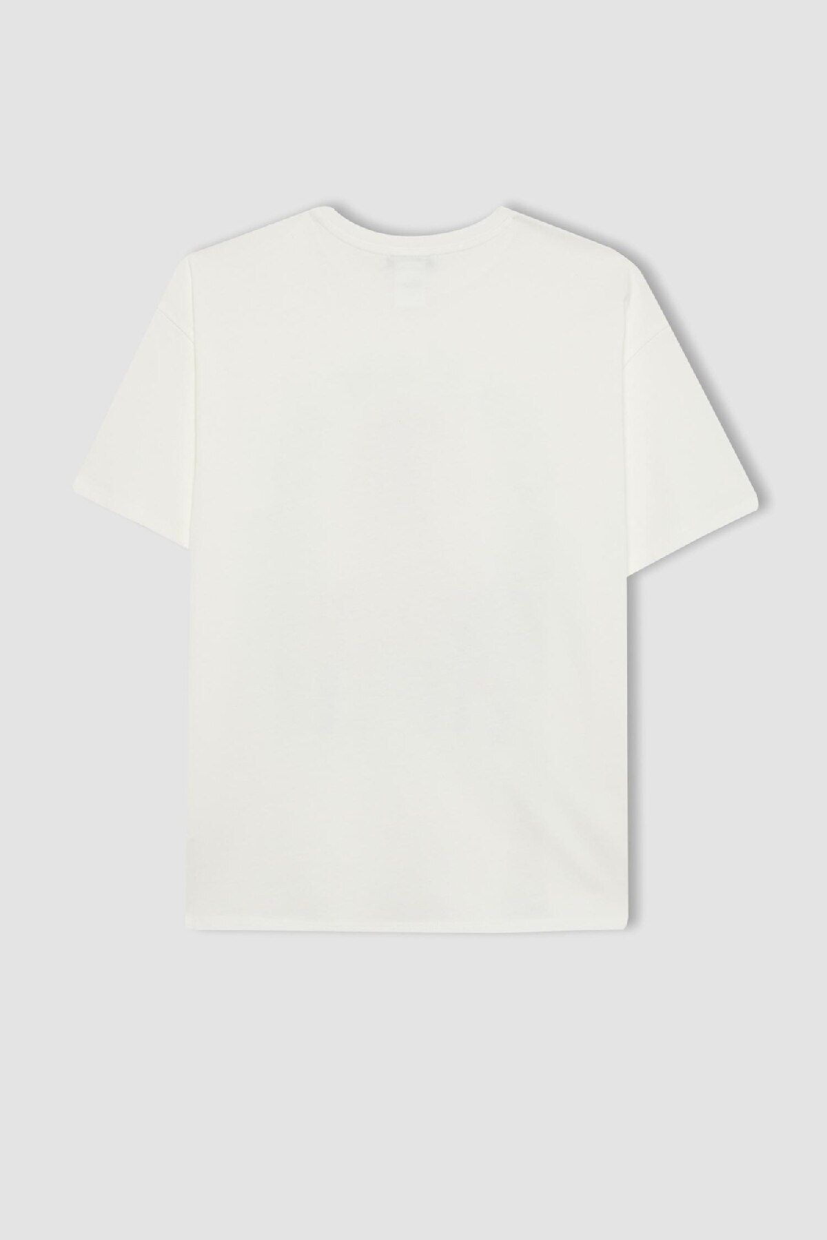 DeFacto-Μπλουζάκι Tupac Shakur Oversize - Crew Neck, κοντό μανίκι, C3802ax24sm 8