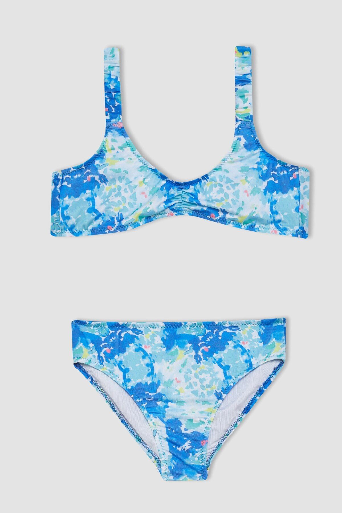 DeFacto Wzorzysty Zestaw Bikini Dziewczęcy - Kobieta - 8–9 years