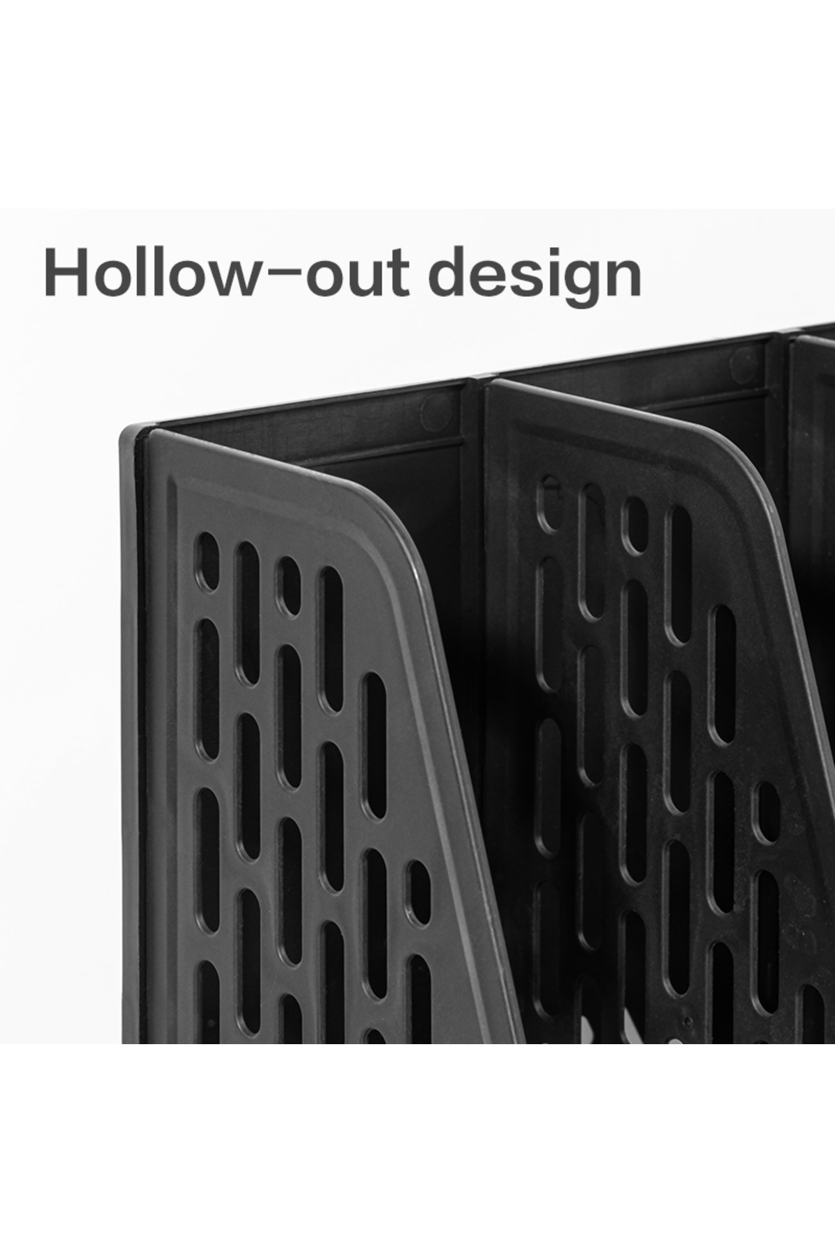 Deli-E9847 4 Compartment Magazine Holder 3
