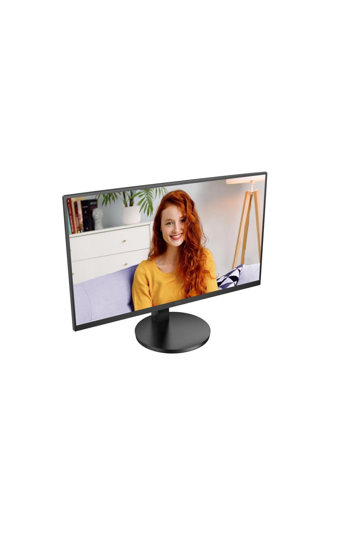Aoc-Monitor IPS, 4K, UHD, 60Hz, 4ms, HDR10, Boxe HDMI, DisplayPort, Negru 6