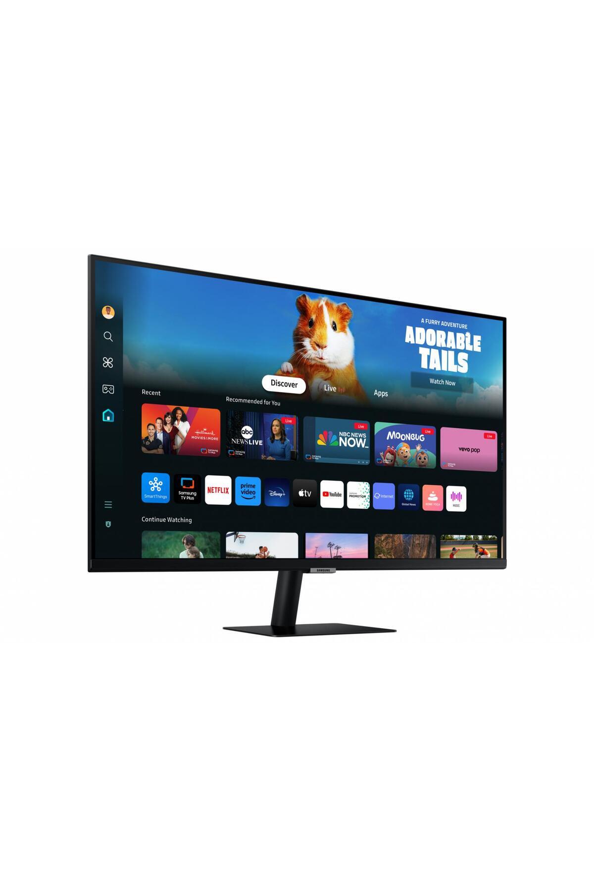 Samsung-Monitor SMART SAMSUNG, TV Experience, LS27DM500EUXDU, 27 inch, 4 ms, Full HD, HDR10, HDMI, Negru 6