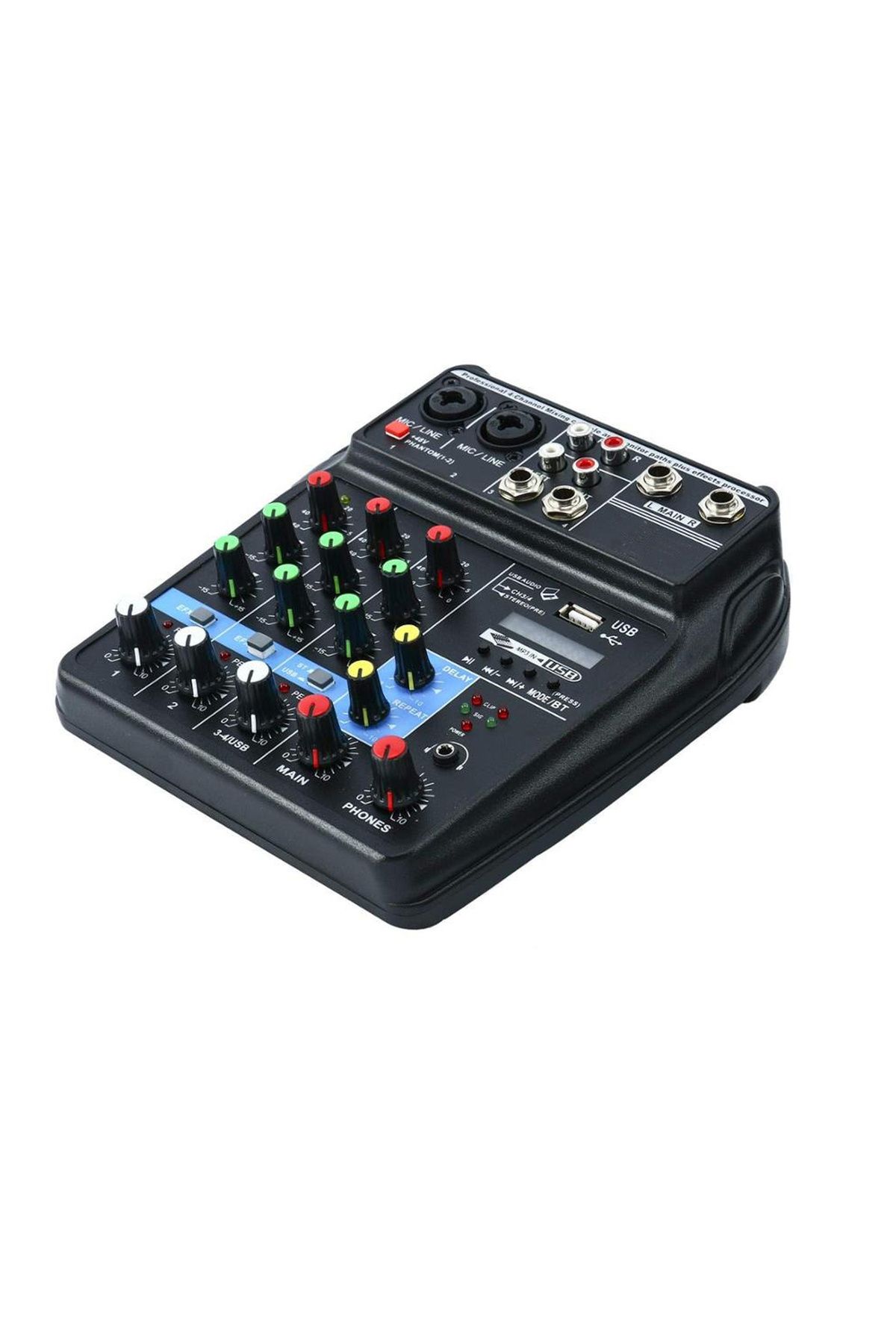 D-Voice M-400btı Ses Kartlı Mixer 4 Kanal Bluetooh Usb