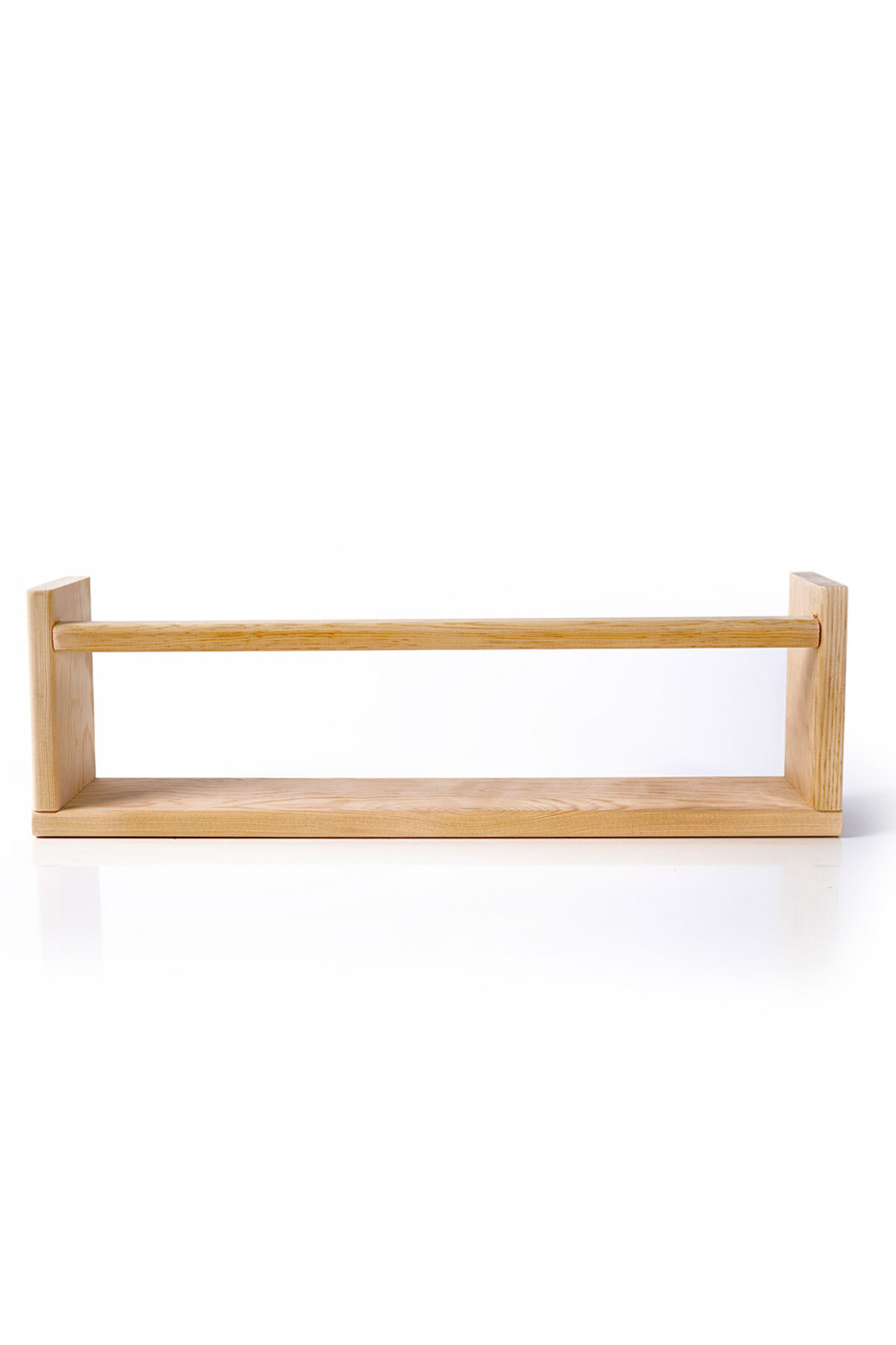 قفسه دیواری چوبی دو طبقه