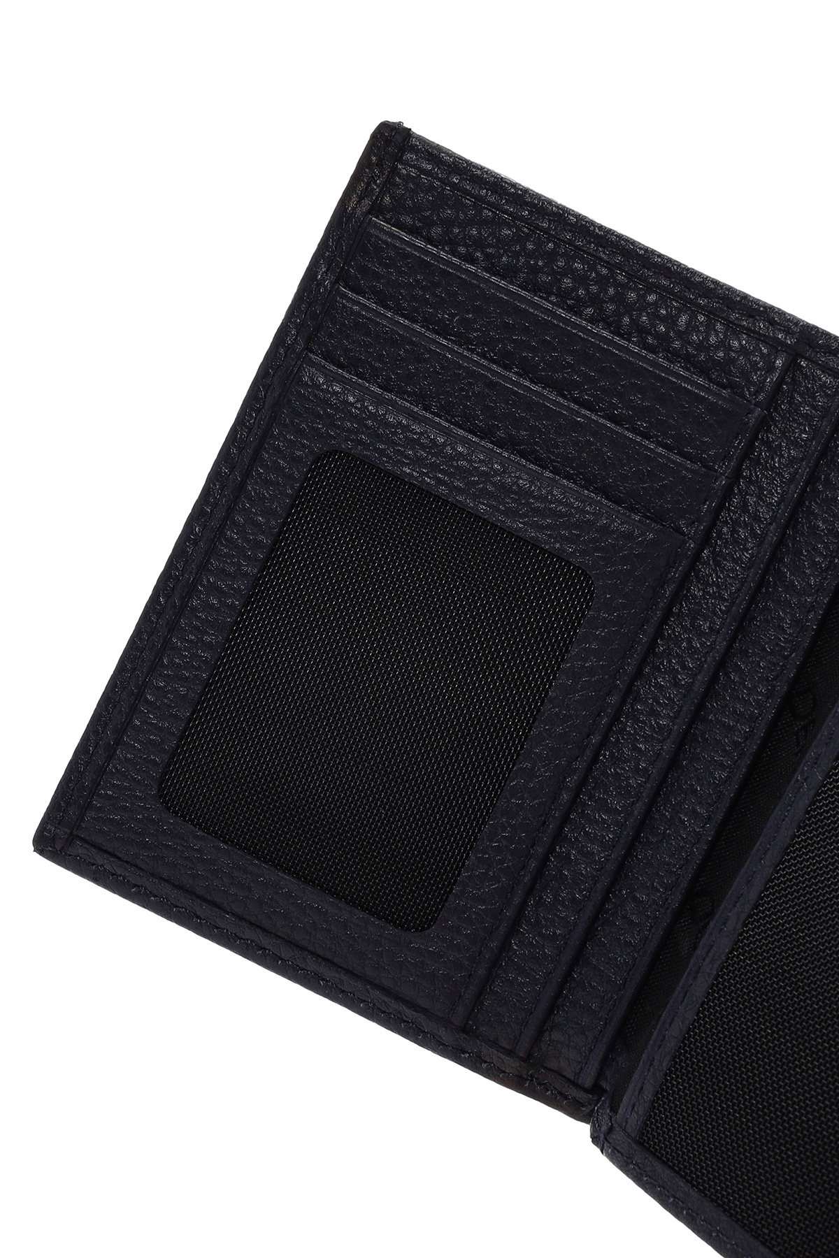 Derimod-Navy Blue Leather Men's Wallet - 000a2d3093ft 8