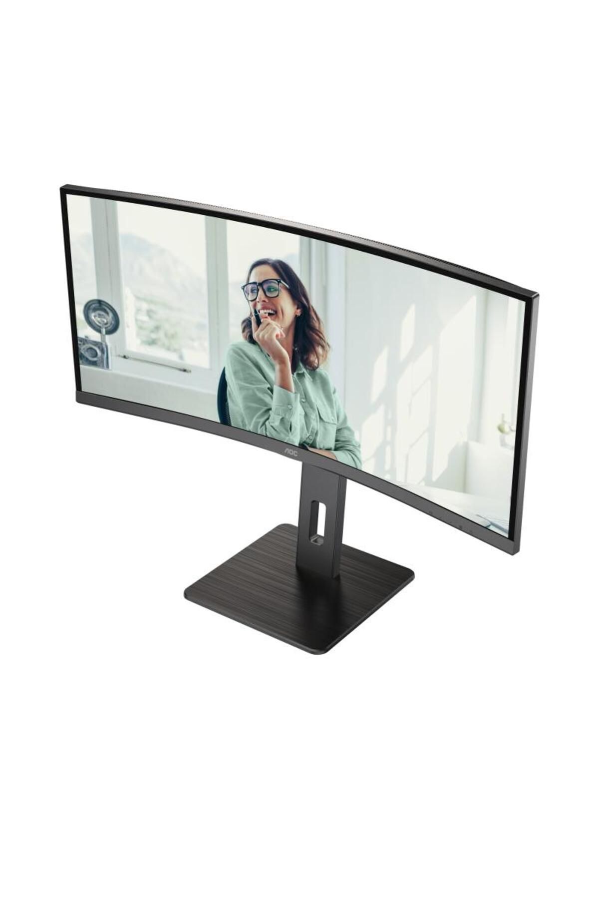 Aoc-Monitor VA, WQHD, 100Hz, 4ms, 1ms, Boxe HDMI, DisplayPort, USB, Negru 8