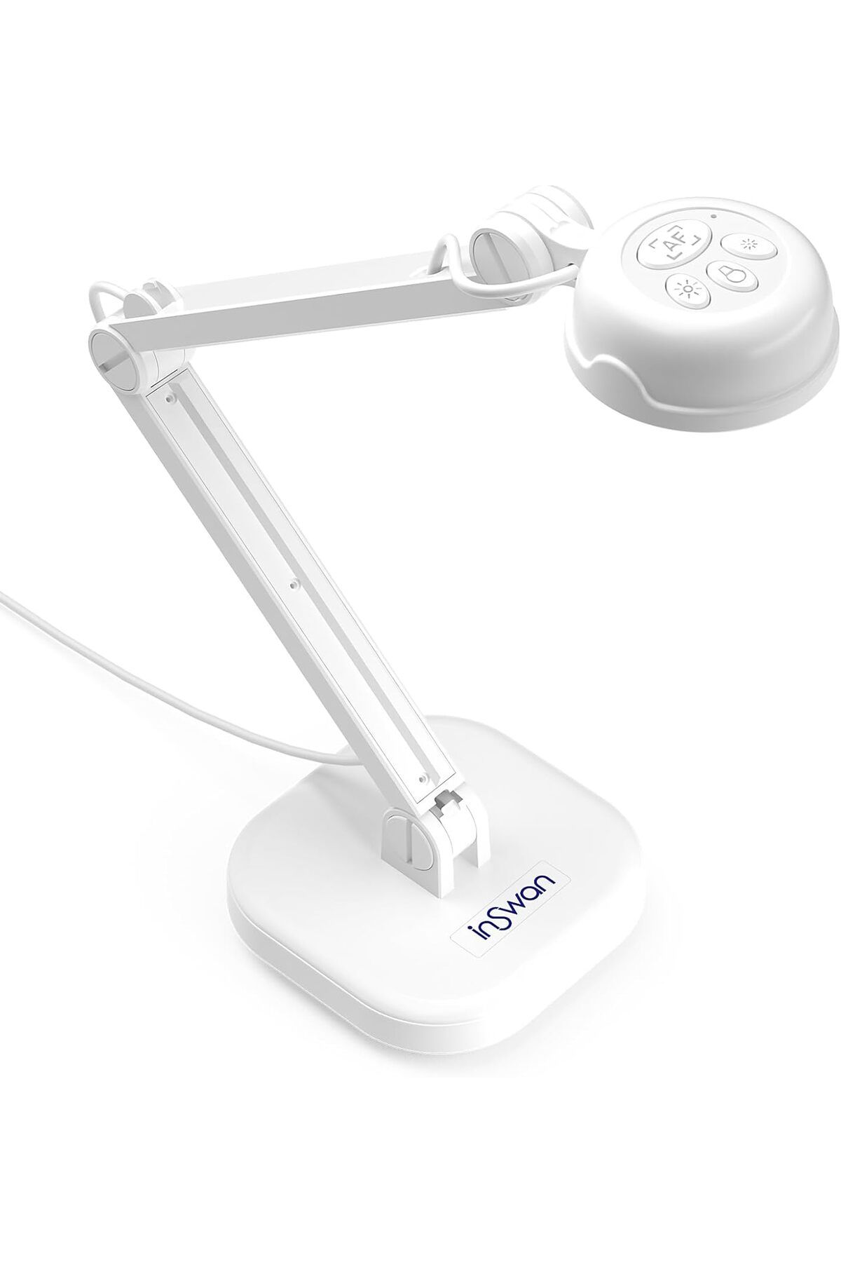 INSWAN INS-1 8MP USB Belge Kamerası – Otomatik Odaklama, LED Işık ve Mikrofon
