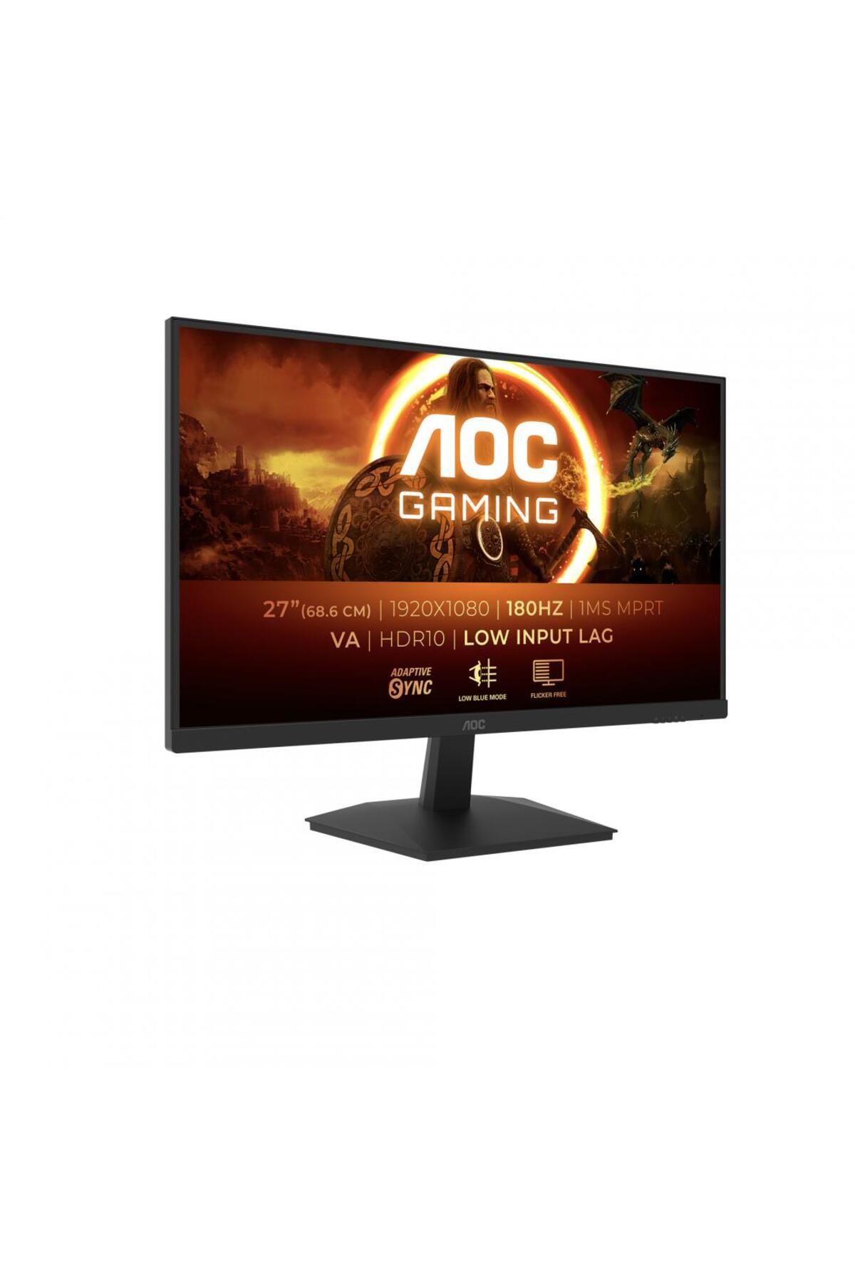 Aoc-Monitor Gaming AOC, 27inch, VA, FHD, 180Hz, 1ms, HDR10, HDMI, DisplayPort, 27G15N2, Negru 6