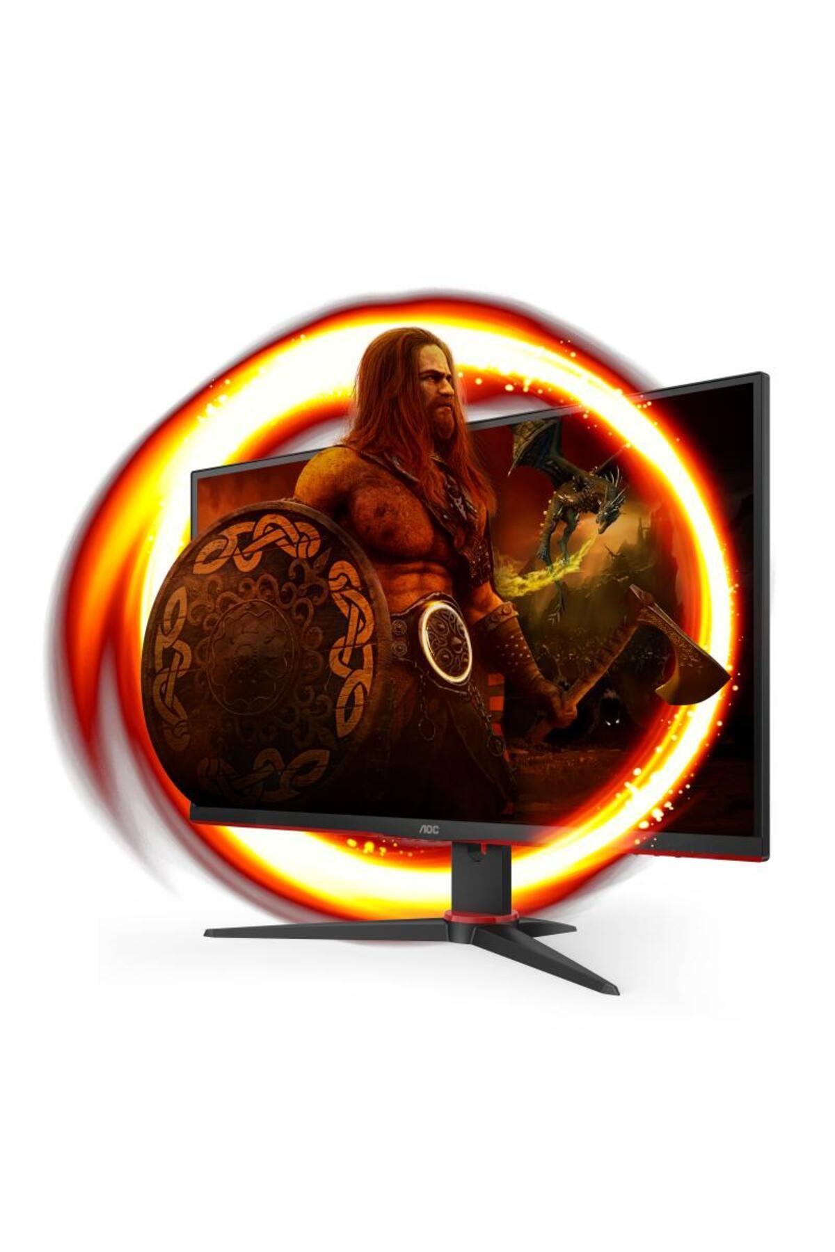 Aoc-Monitor Gaming LED IPS 165Hz, 4ms (1ms FreeSyncTM G-SyncTM HDMI, Pivot, VESA, negru 5