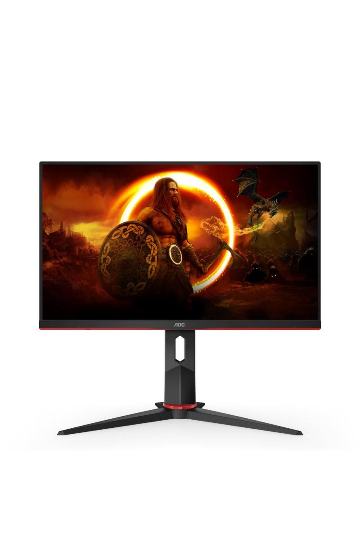 Aoc-Monitor gaming LED IPS AOC 23.8inch, Full HD, DisplayPort, 240Hz, FreeSync Premium, Vesa, Negru/Rosu 7