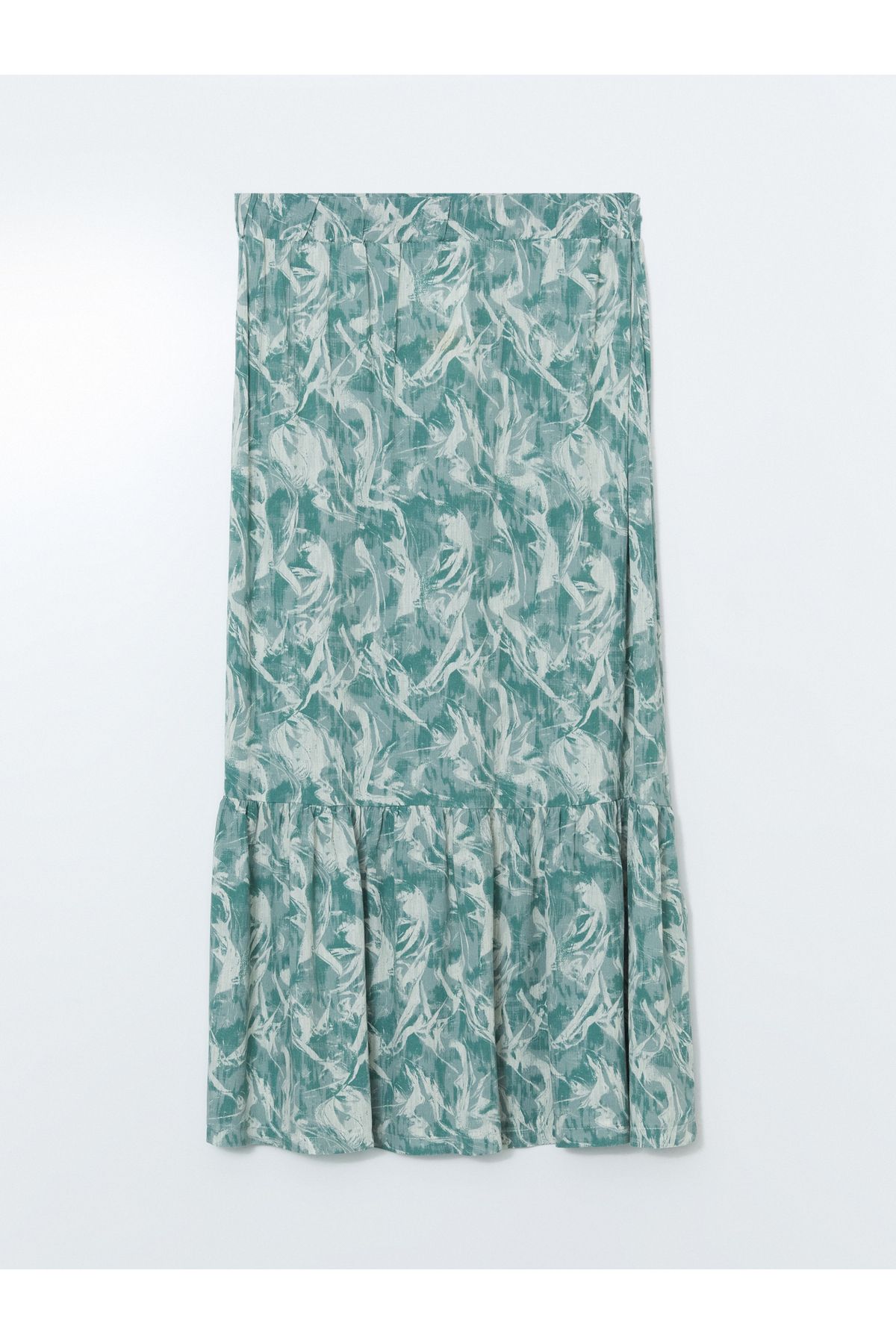 LC Waikiki-Patterned A-Line Skirt with Elastic Waist 1