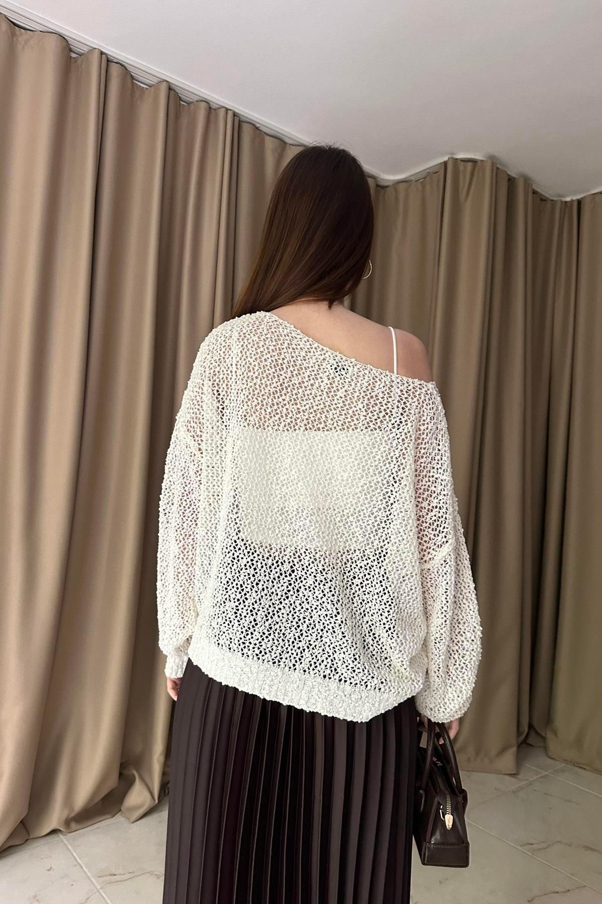 lizge giyim-Openwork Knitwear Design 6
