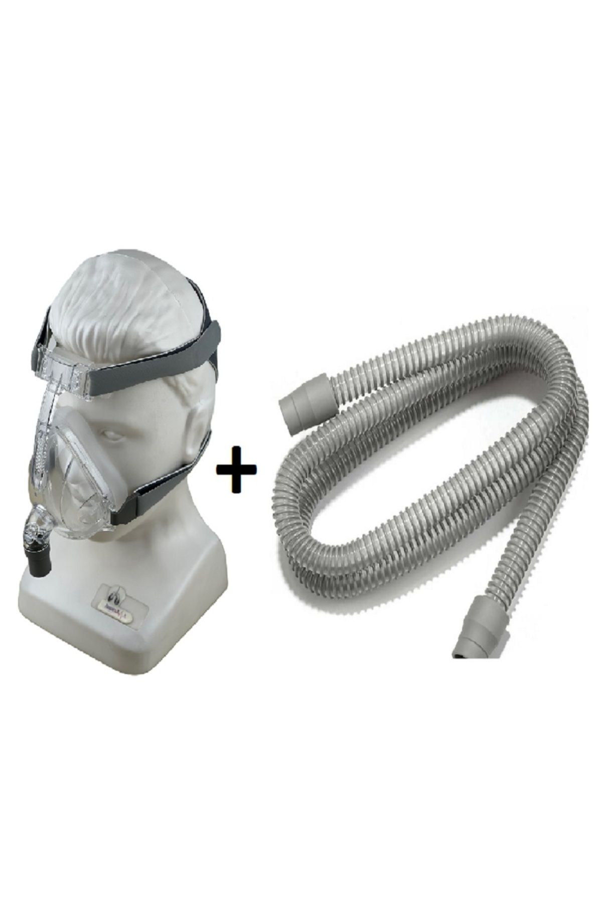 Respirox Cpap\bpap Maske,full Face Maske ,ağız Burun Maske+ HORTUM '' L Beden''