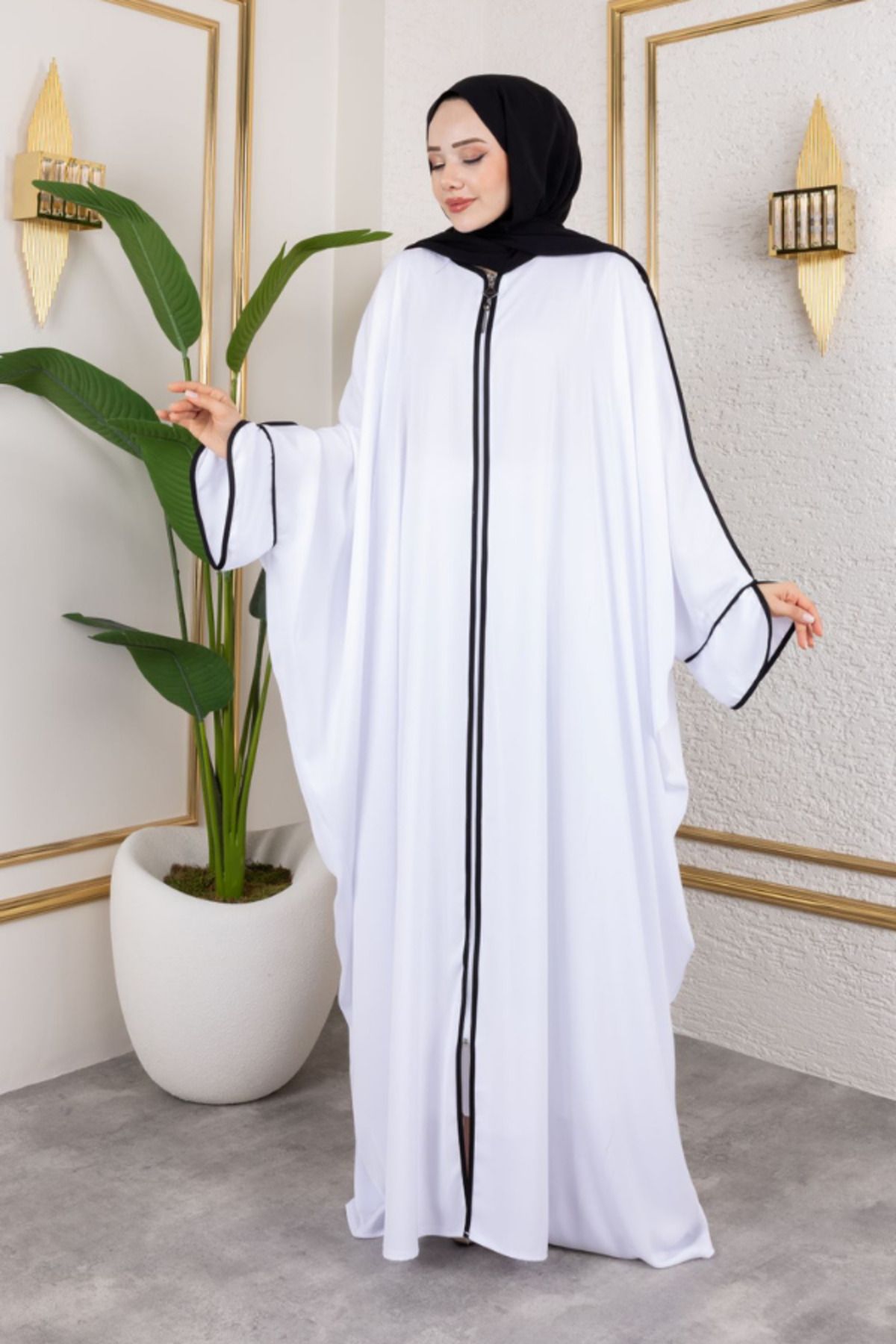 KADEEM Ravza Dubai İpeği Abaya - 1009