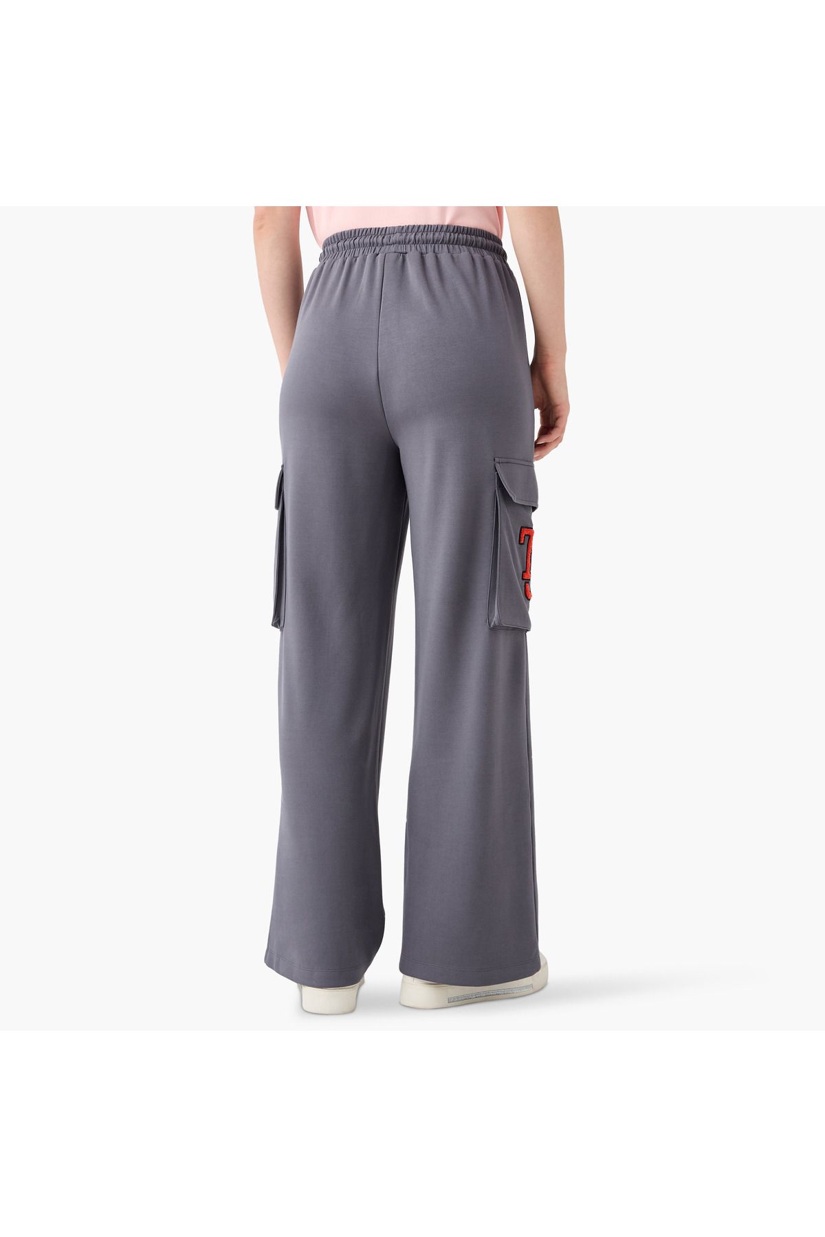 SP Characters-Tom and Jerry Print Cargo Jog Pants with Drawstring Closure 3