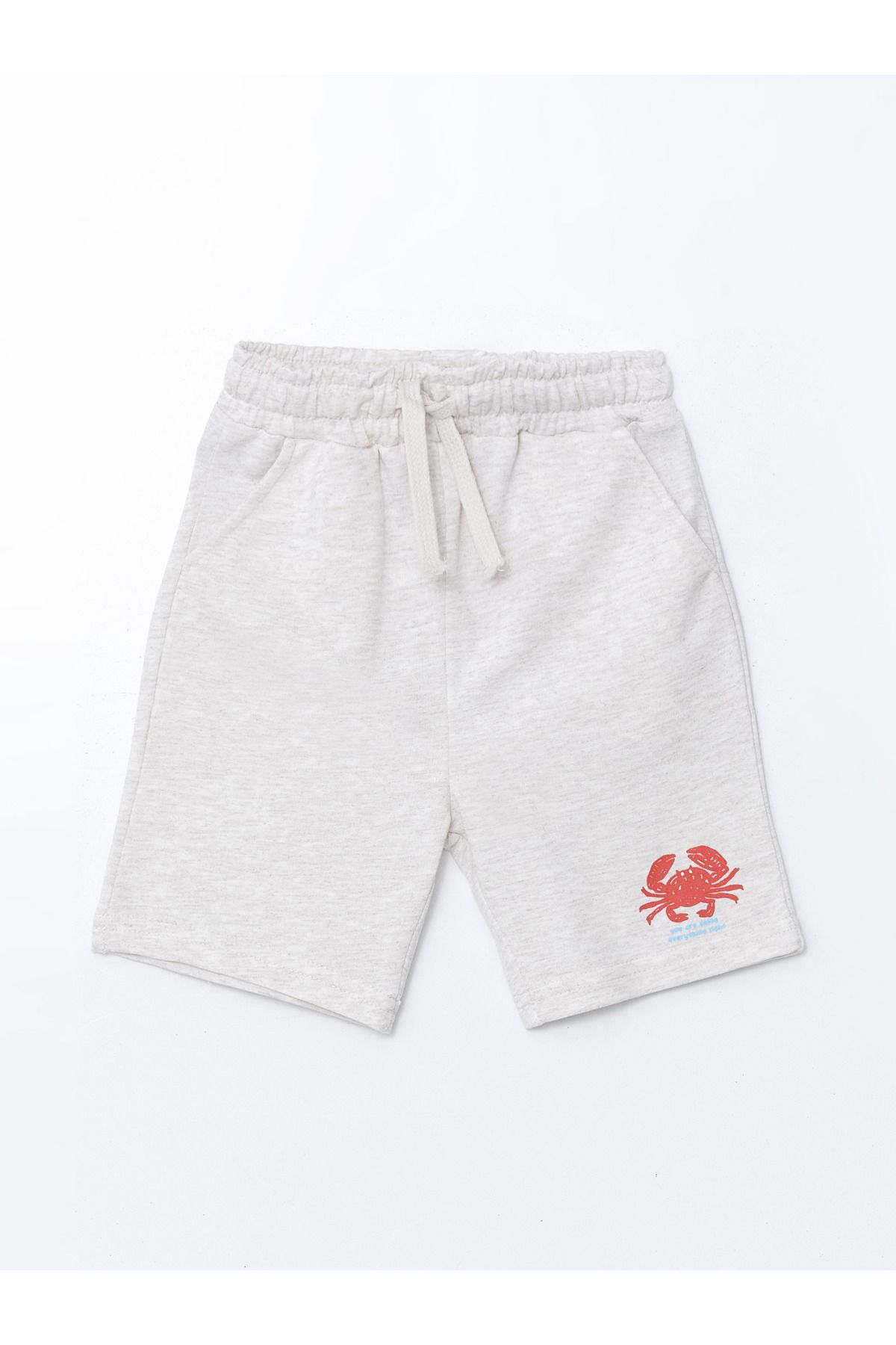 LC Waikiki-Pantaloni scurți pentru băiat cu imprimeu cu talie elastică 1