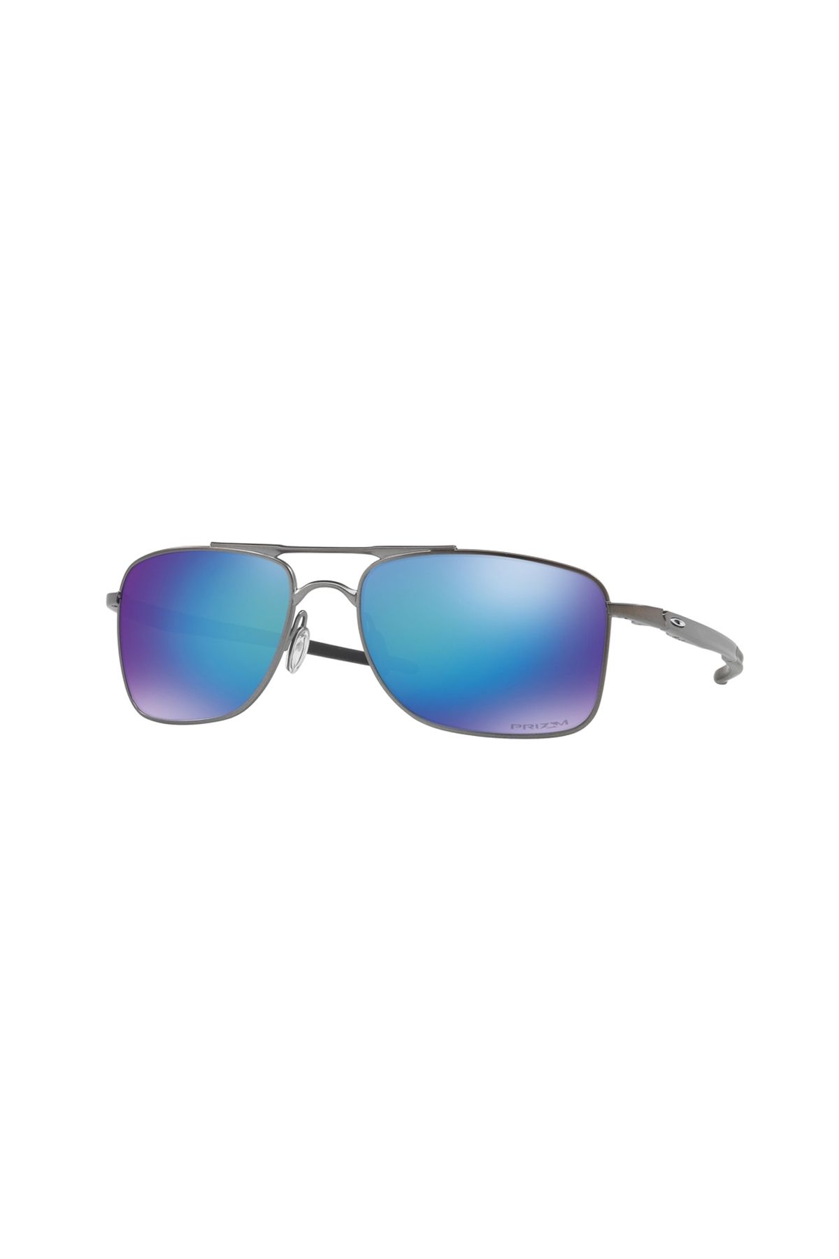 عینک آفتابی پولاریزه مردانه مستطیلی خاکستری تیره OO4124 Oakley