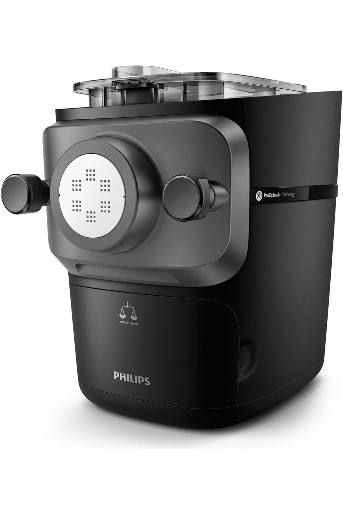 Philips 7000 Serisi Pasta Makinesi, 8 Çeşit Makarna, 10 Dakikada Taze Ev Yapımı, Siyah HR2665/93