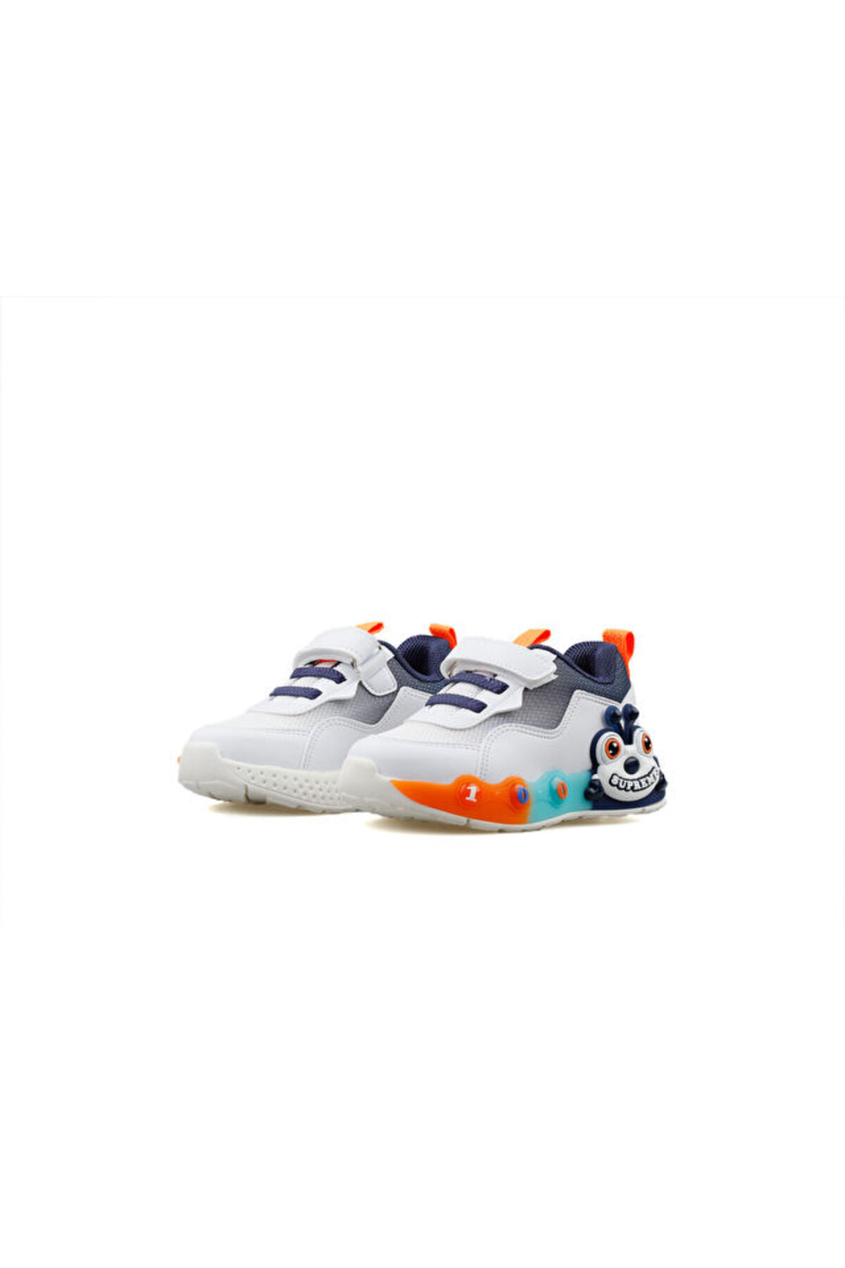 pepino-By25 1905 Baby White Navy Blue Baby Casual Shoes By25-1905-Bebe-White-Navy Blue White 3
