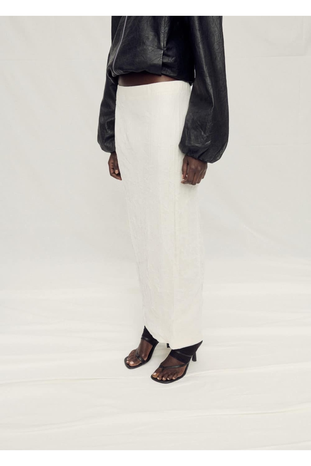 Düz kesim tül etek