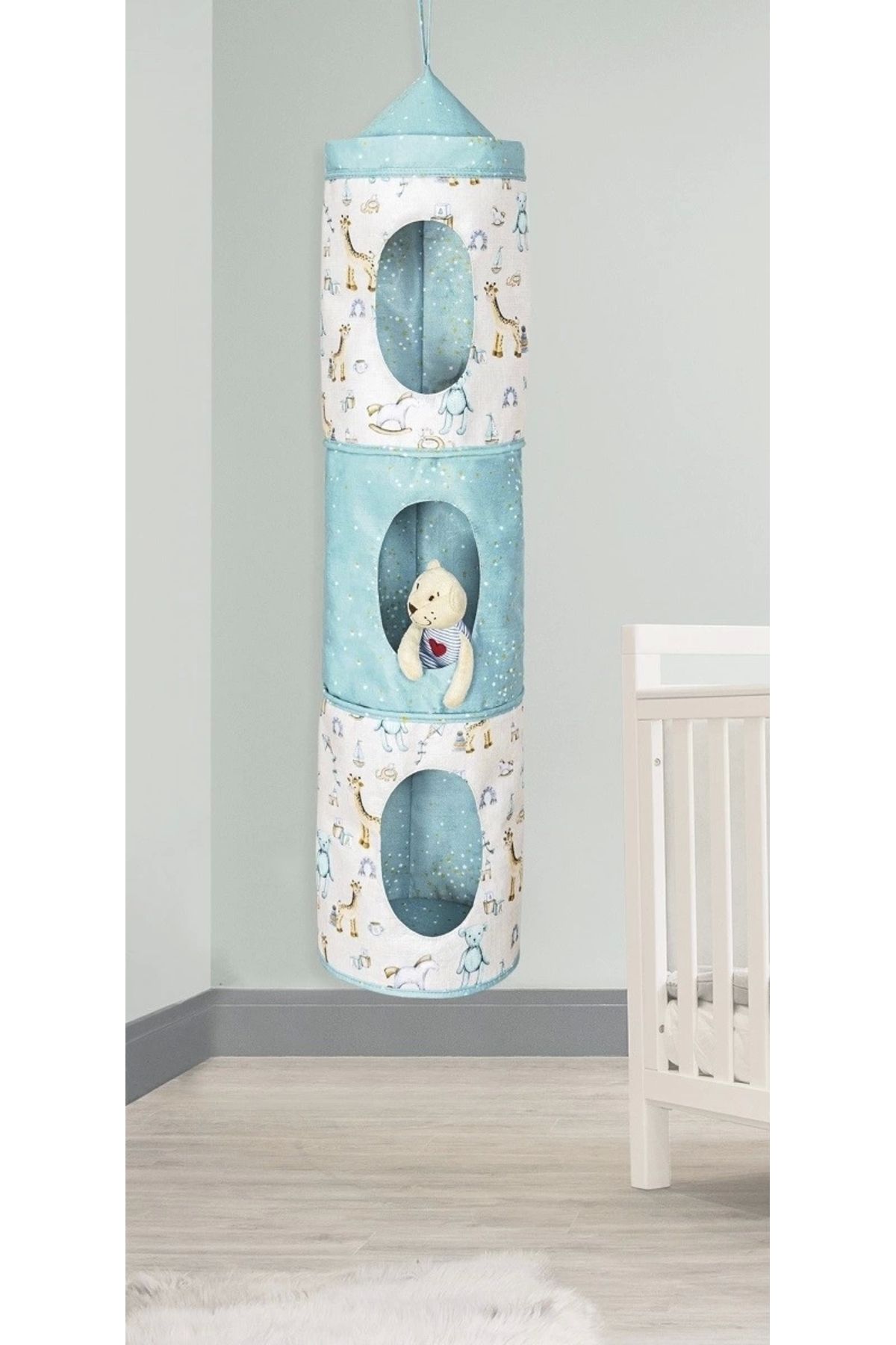 Nemere Baby 3 Gözlü Kullanışlı Düzenleyici Çok Amaçlı Organizer Kutu (yeşil)