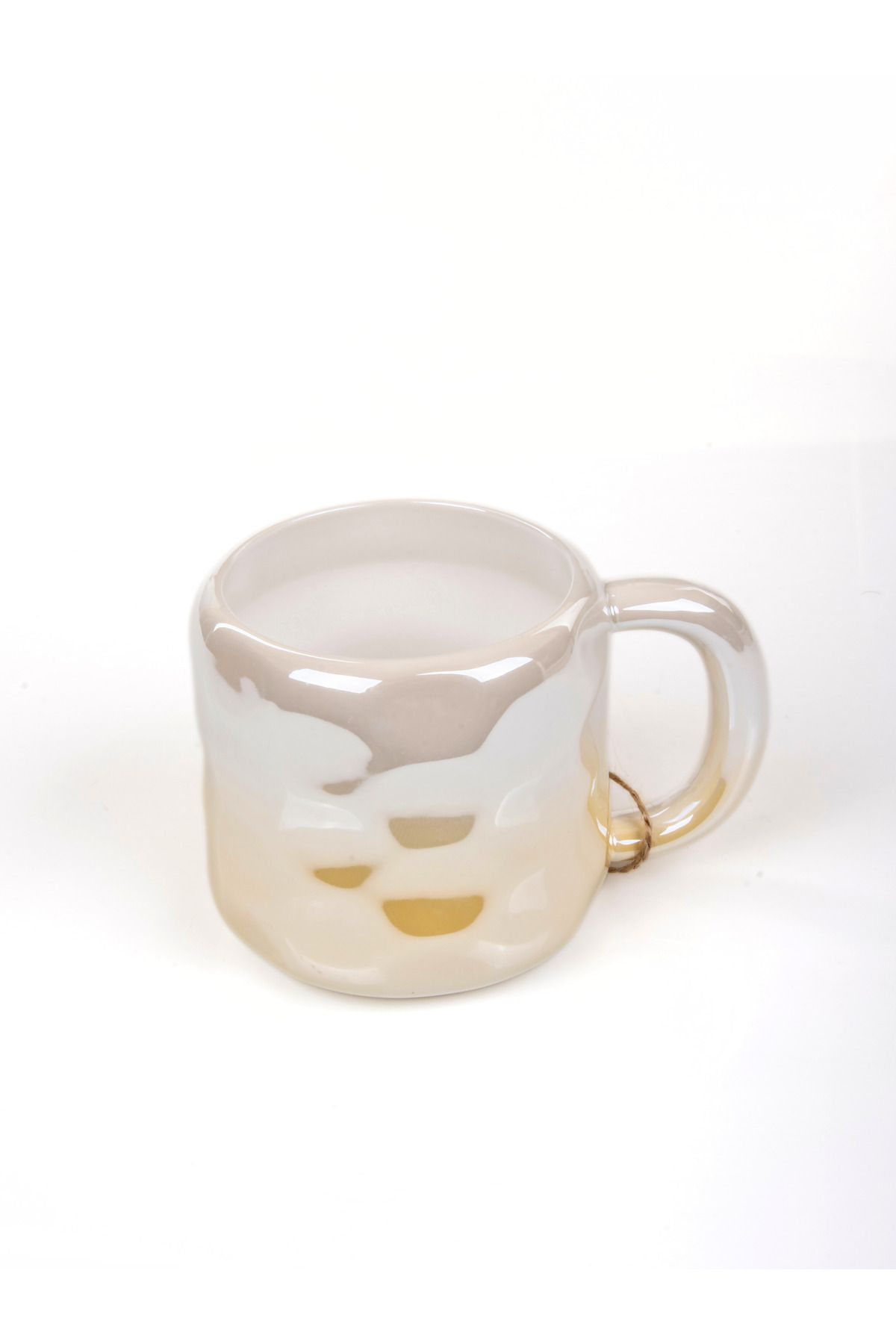 MUKKO HOME-400 ml Elegant Glossy Porcelain Mug Pearlescent Stylish Design, Daily Use and Special Gift Option 4