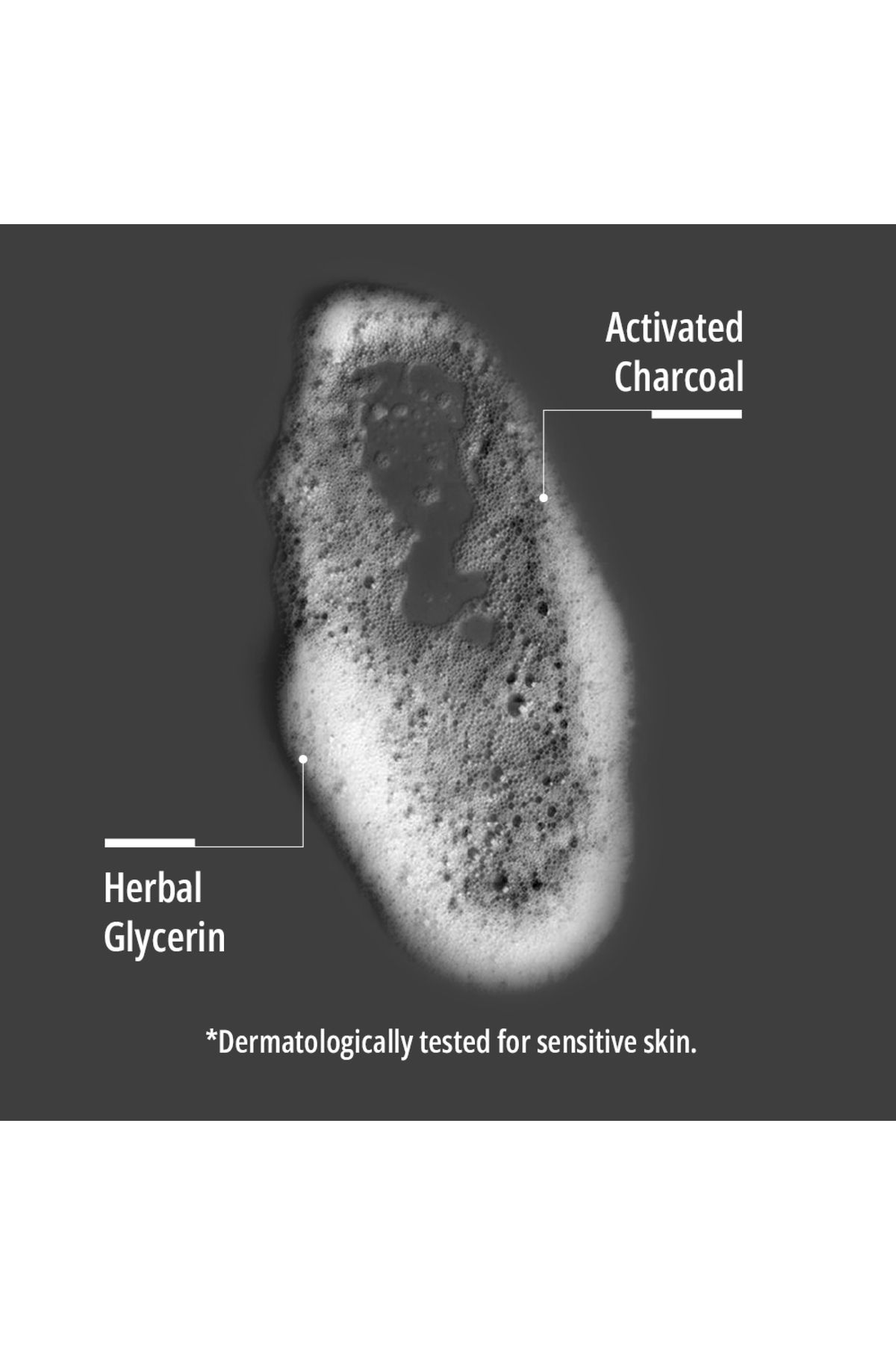 Dermoten-Seifenstück mit Aktivkohle, auf pflanzlicher Glycerinbasis, transparent, 150 g 3