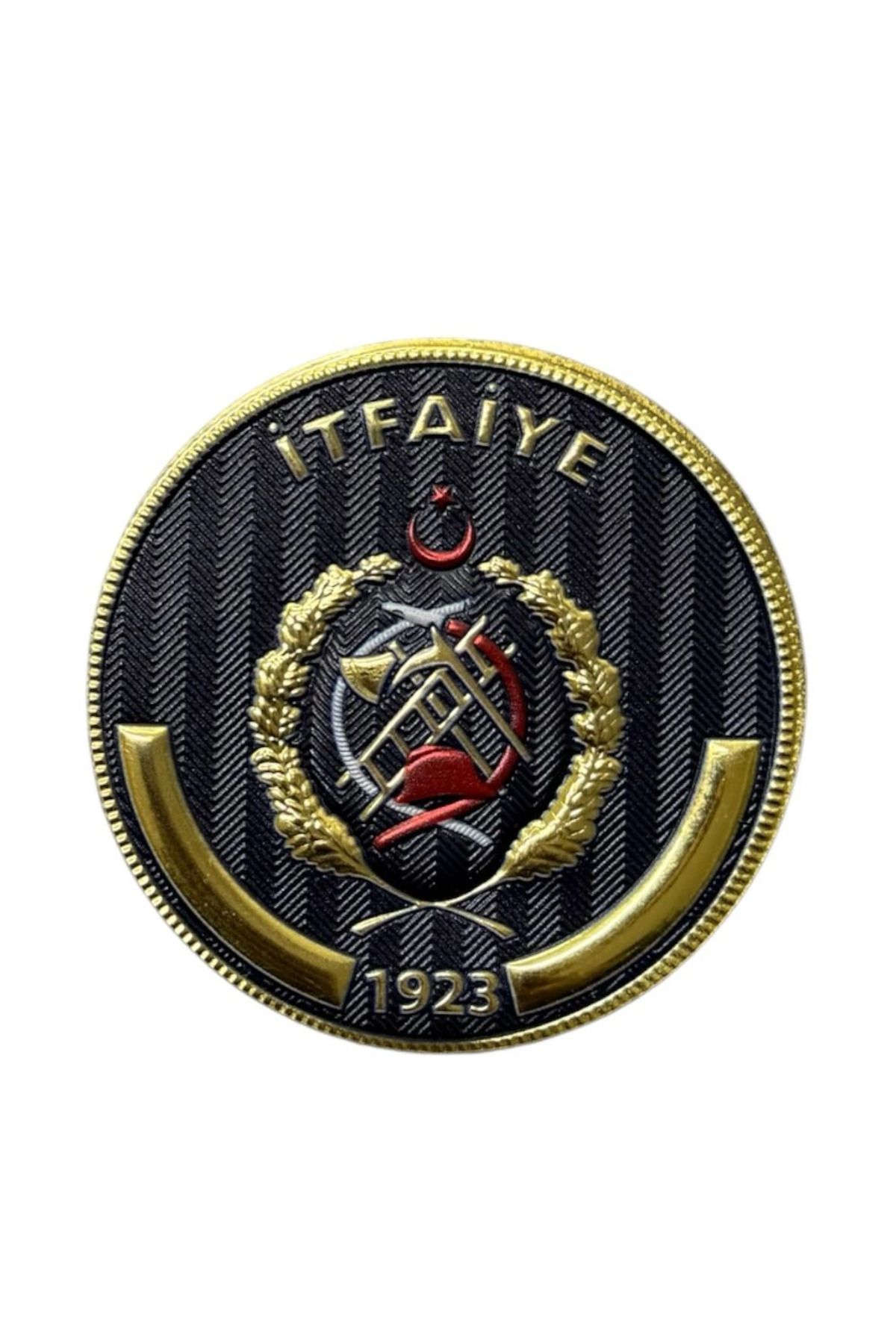 Ex Patch-3D Firefighter Cheek Patch with Fire Department Logo 1