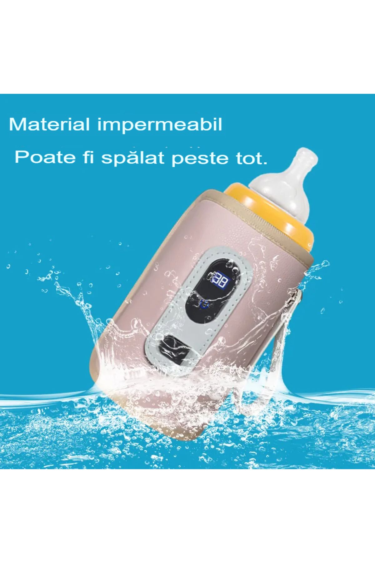 OEM-Arvada Baby Comfort portable bottle warmer, with USB charging, silicone handle 10