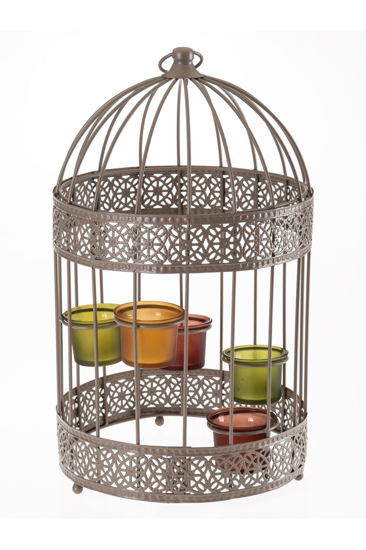 Paşabahçe Kafes Tealight Mumluk (KAFES 5 CAM MUMLUK)