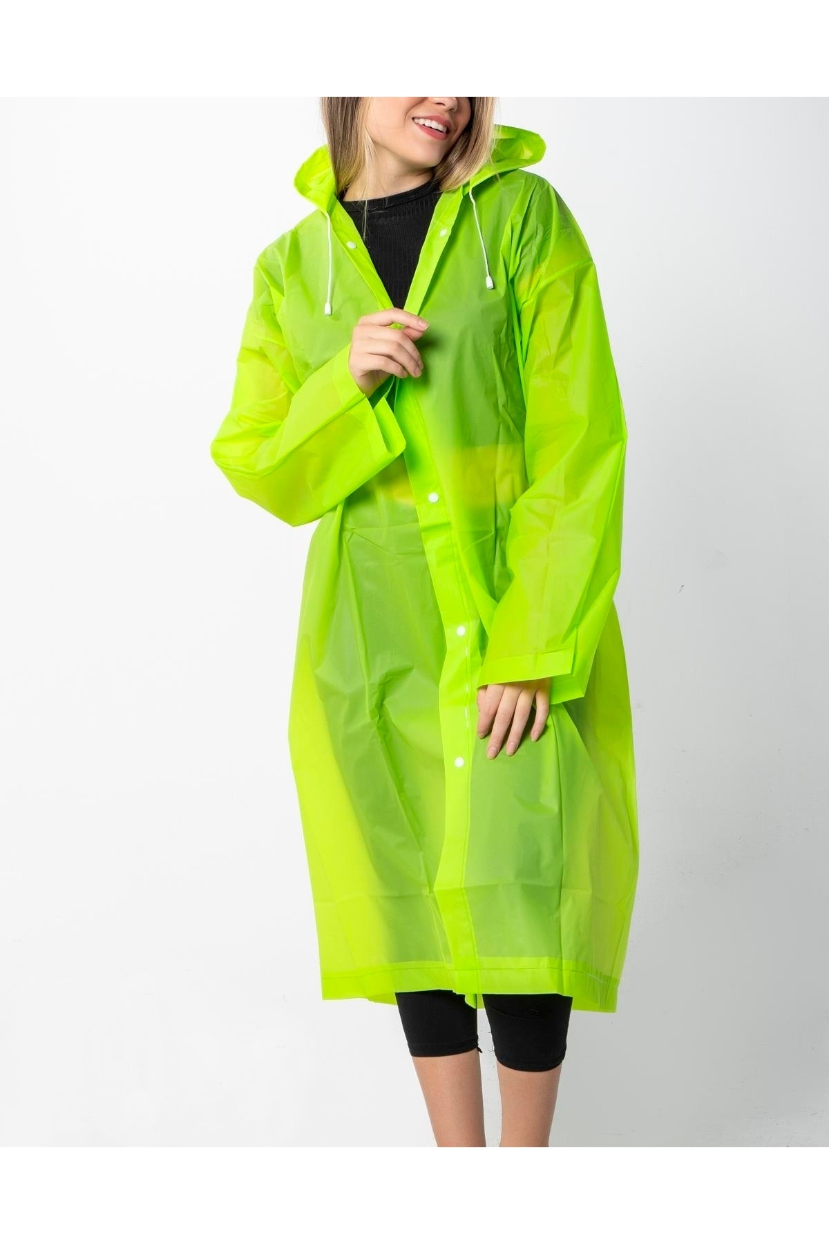 Boldy-Unisex Oversize Raincoat - with Door - Snap - Raincoat 1