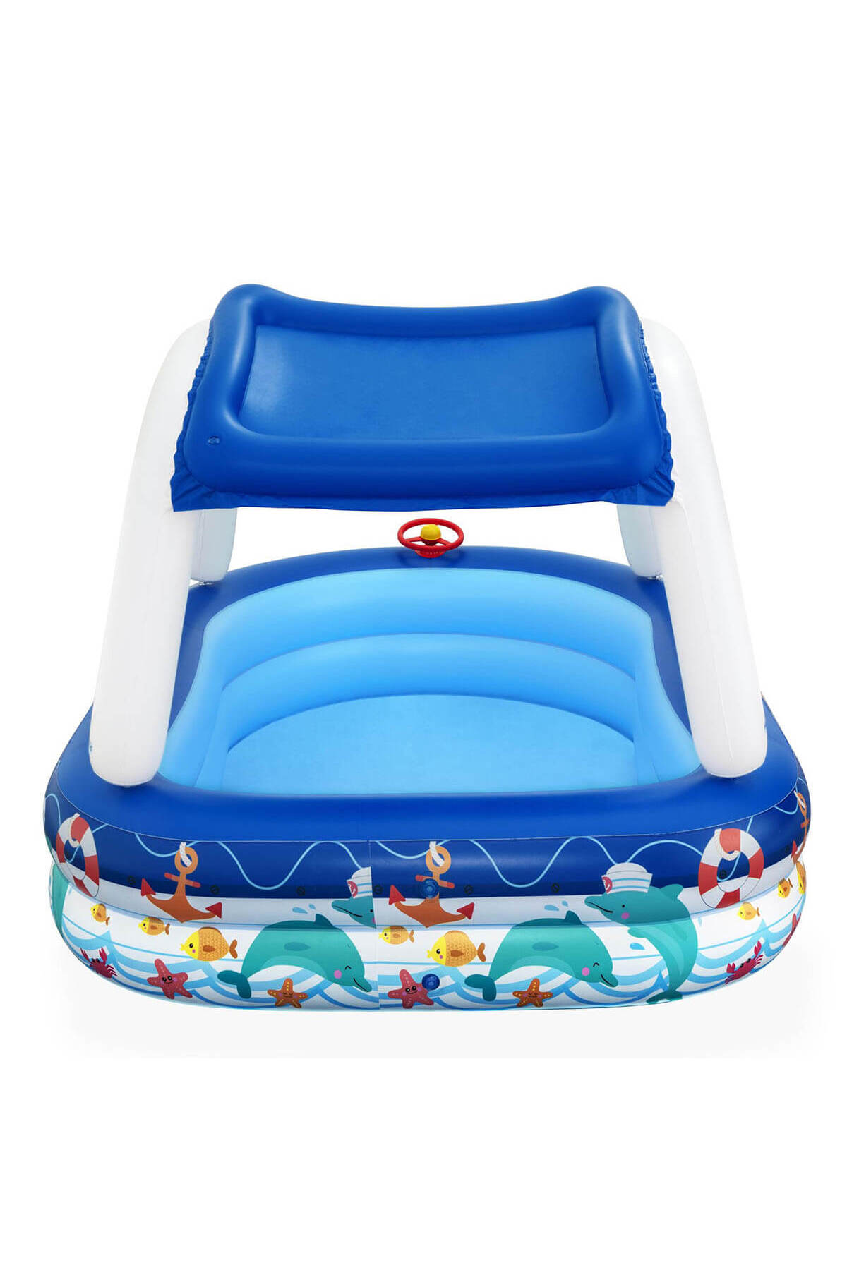 Bestway 2 Halkalı Tenteli Balıklı Şişme Havuz fotoğrafı 4 (önizleme)