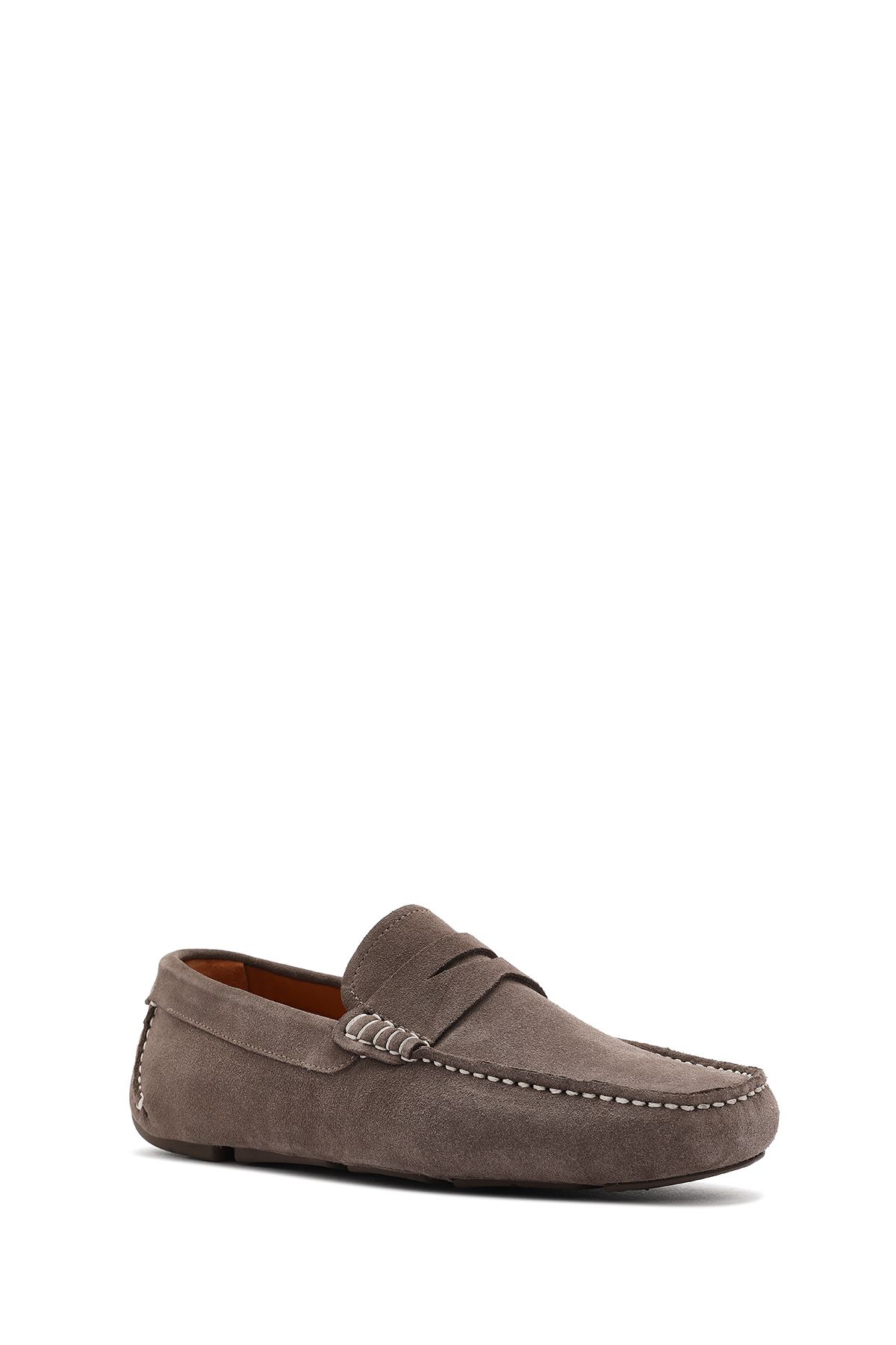 Derimod-Loafer bărbați din piele de căprioară de nurcă 25SFD 630310 6
