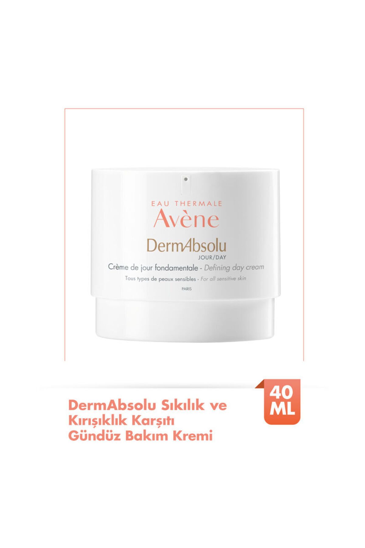 کرم روز احیا کننده و سفت کننده درمابسولو ۴۰ میلی لیتر Avene