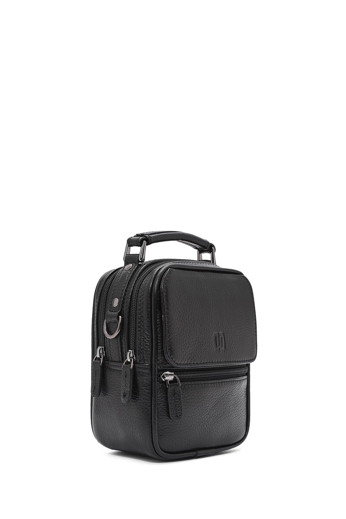 کیف دستی مردانه چرمی سیاه 24WBD3404FT Derimod