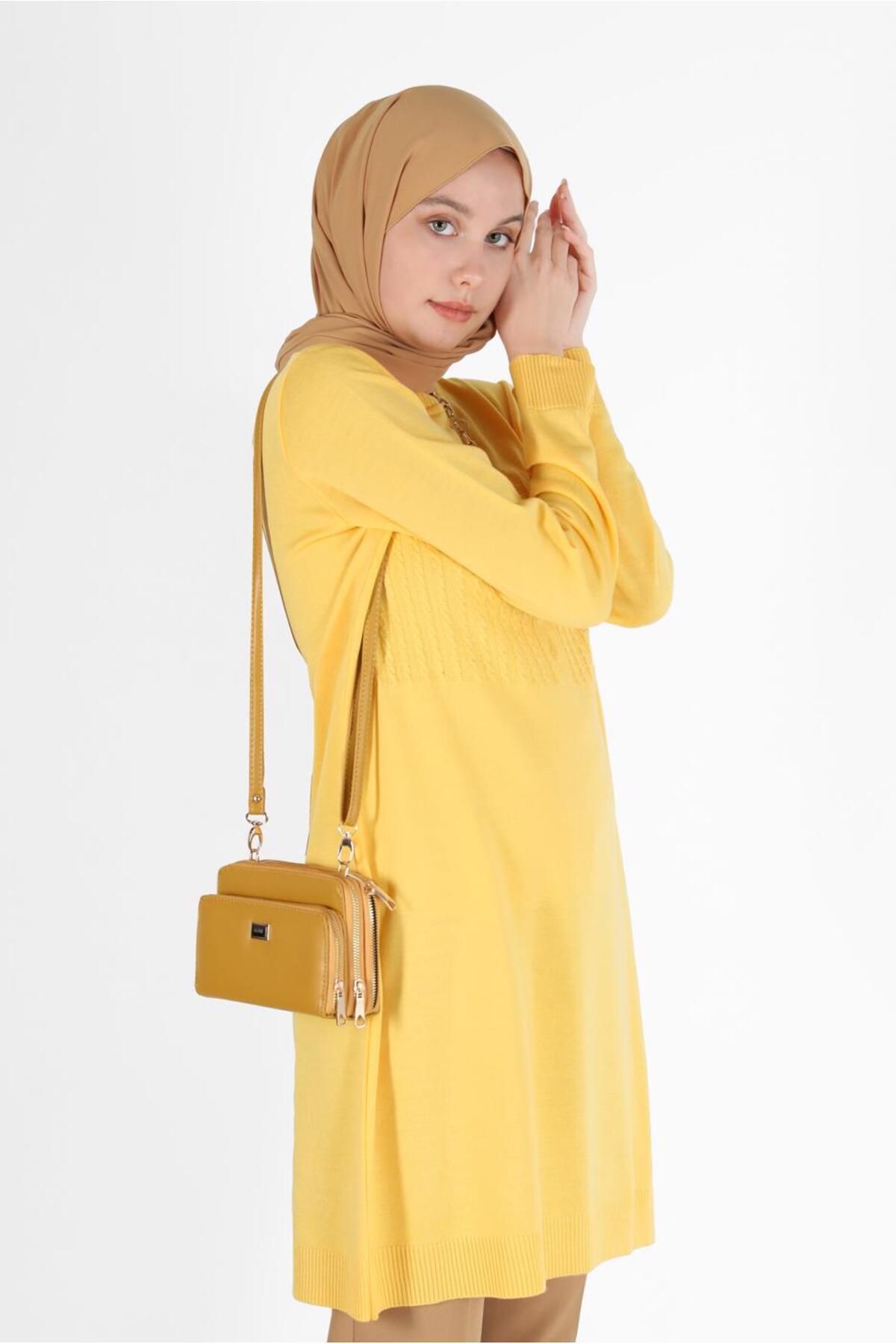 تونیک بافتنی خود طرح 42007 Alvina
