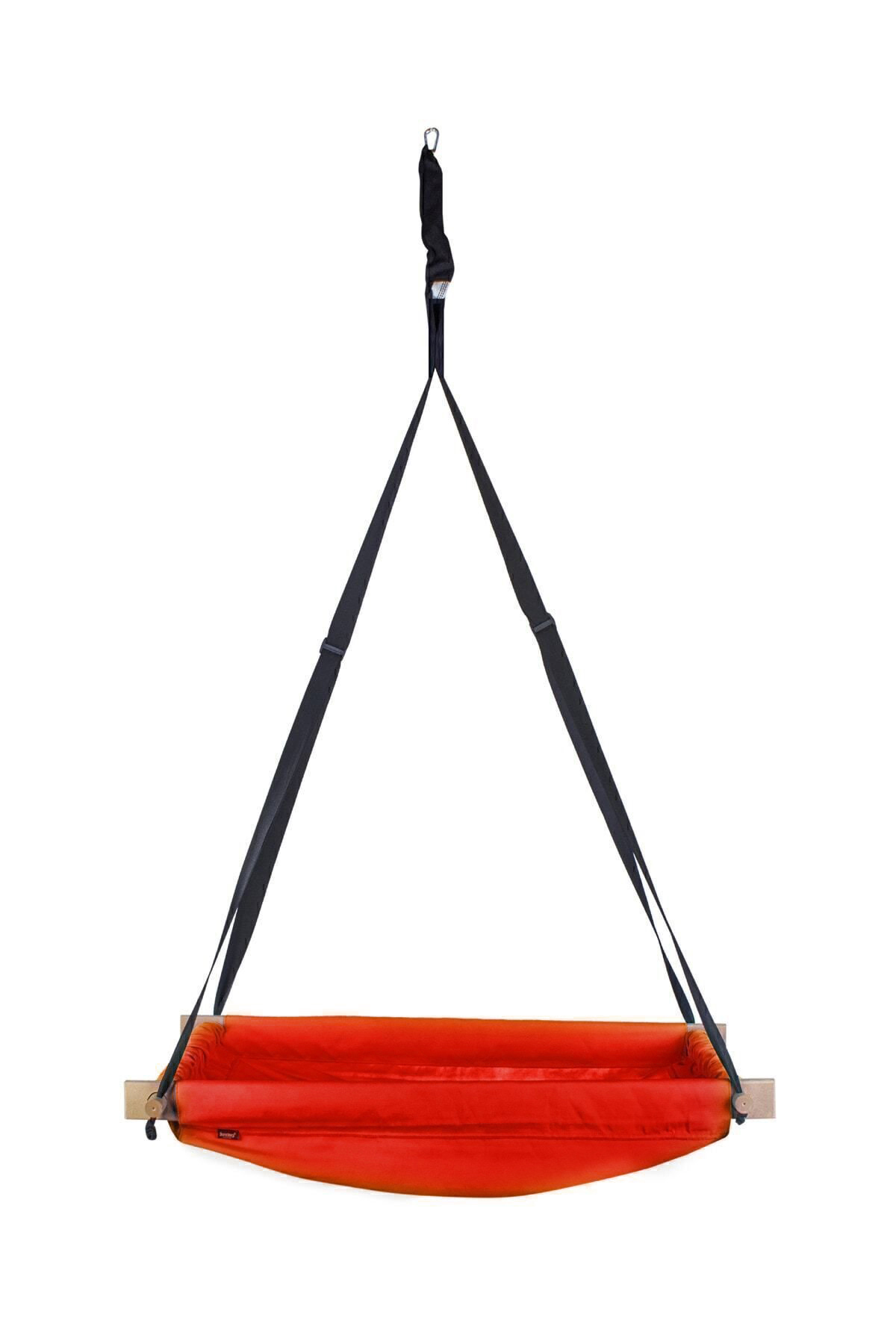 Bundeba Flow Kırmızı Hamak Beşik Ahşap Yaylı Zıpzıp Hoppala Tavana Asılan Hamak Salıncak Bebek Yatağı fotoğrafı 7 (önizleme)