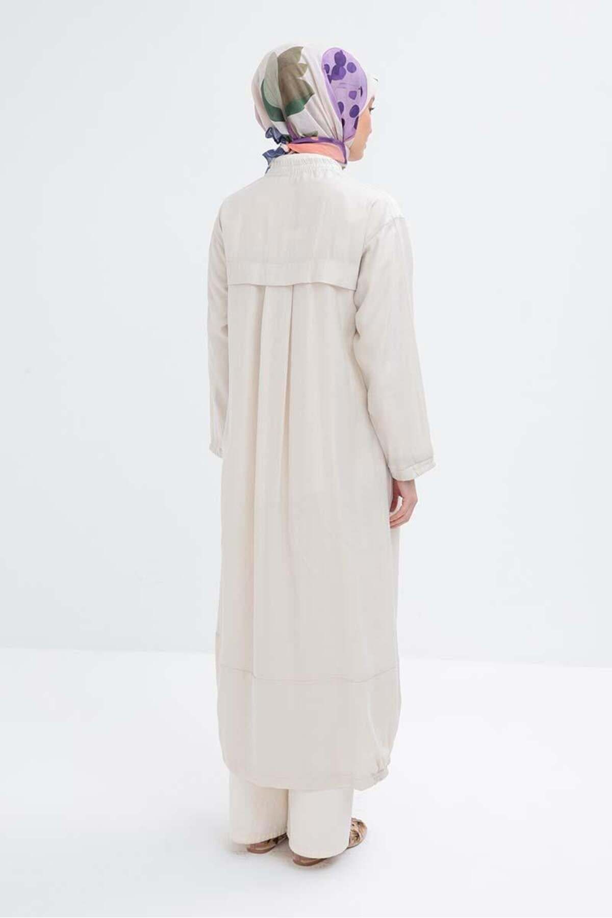ALLDAY-Stone-Skirt Zippered Ferace with Elasticized Hem 4