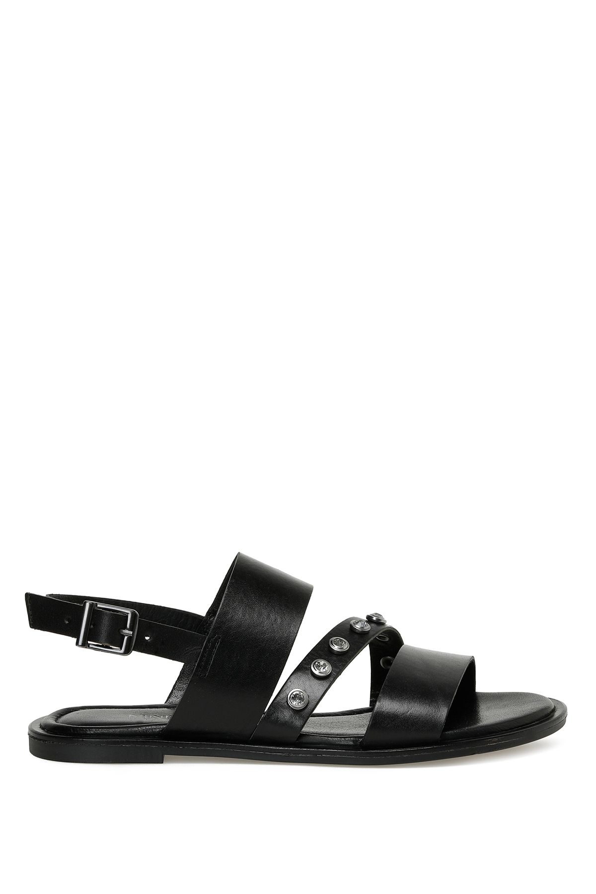 صندل تخت زنانه مشکی Yuny 3fx Nine West