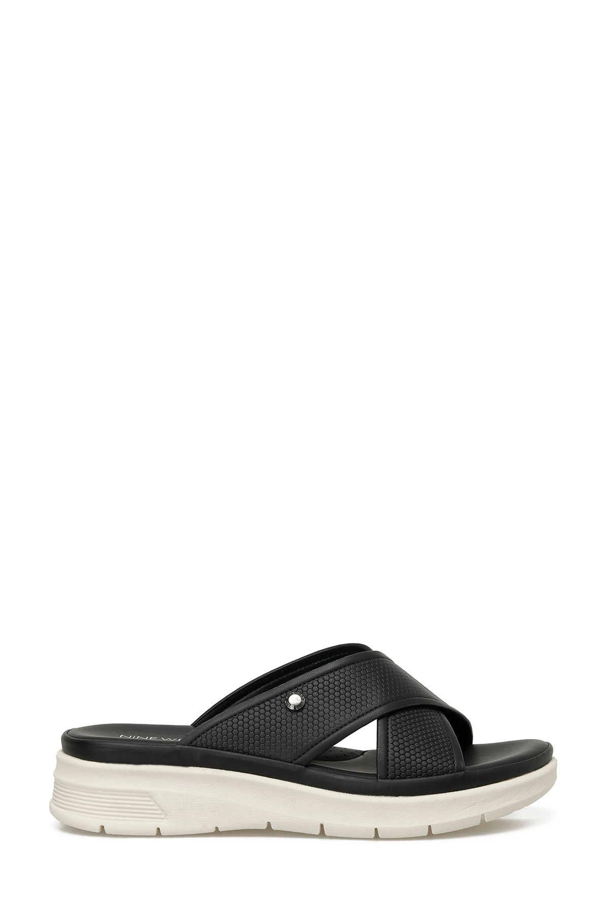 دمپایی پاشنه دار زنانه مشکی نیماس 3fx Nine West