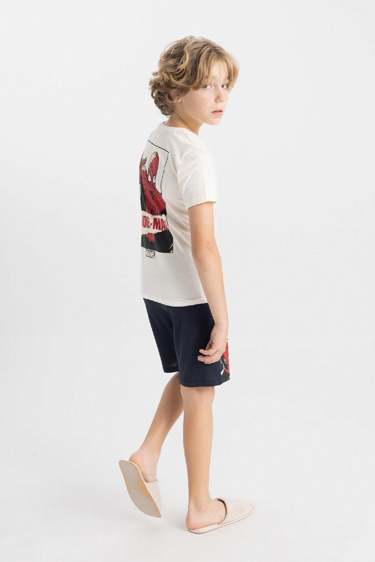 DeFacto-Marvel Spiderman Pyjama-Set für Jungen – Kurzarm, C2849a824sm 4