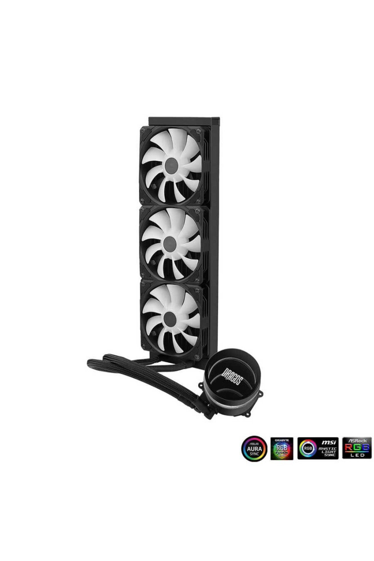 Vortex V-360 Argb Kumandalı 360mm Işlemci Sıvı Soğutma - 3