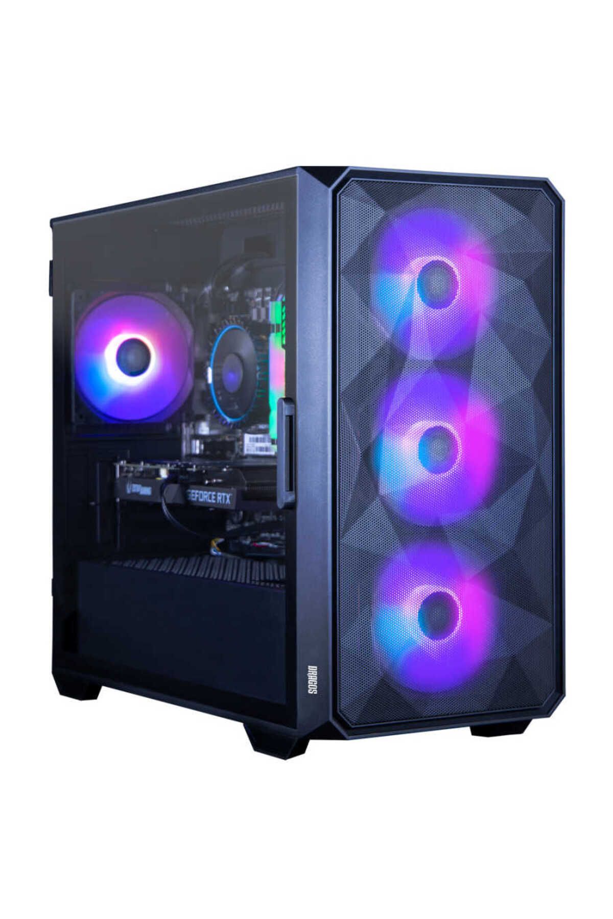 DRAGOS Drx5240 Ryzen 7 5700x 32gb Ram 512gb M.2 Nvme Ssd 8gb Rtx4060 Ekran Kartı Masaüstü Oyun Hazır