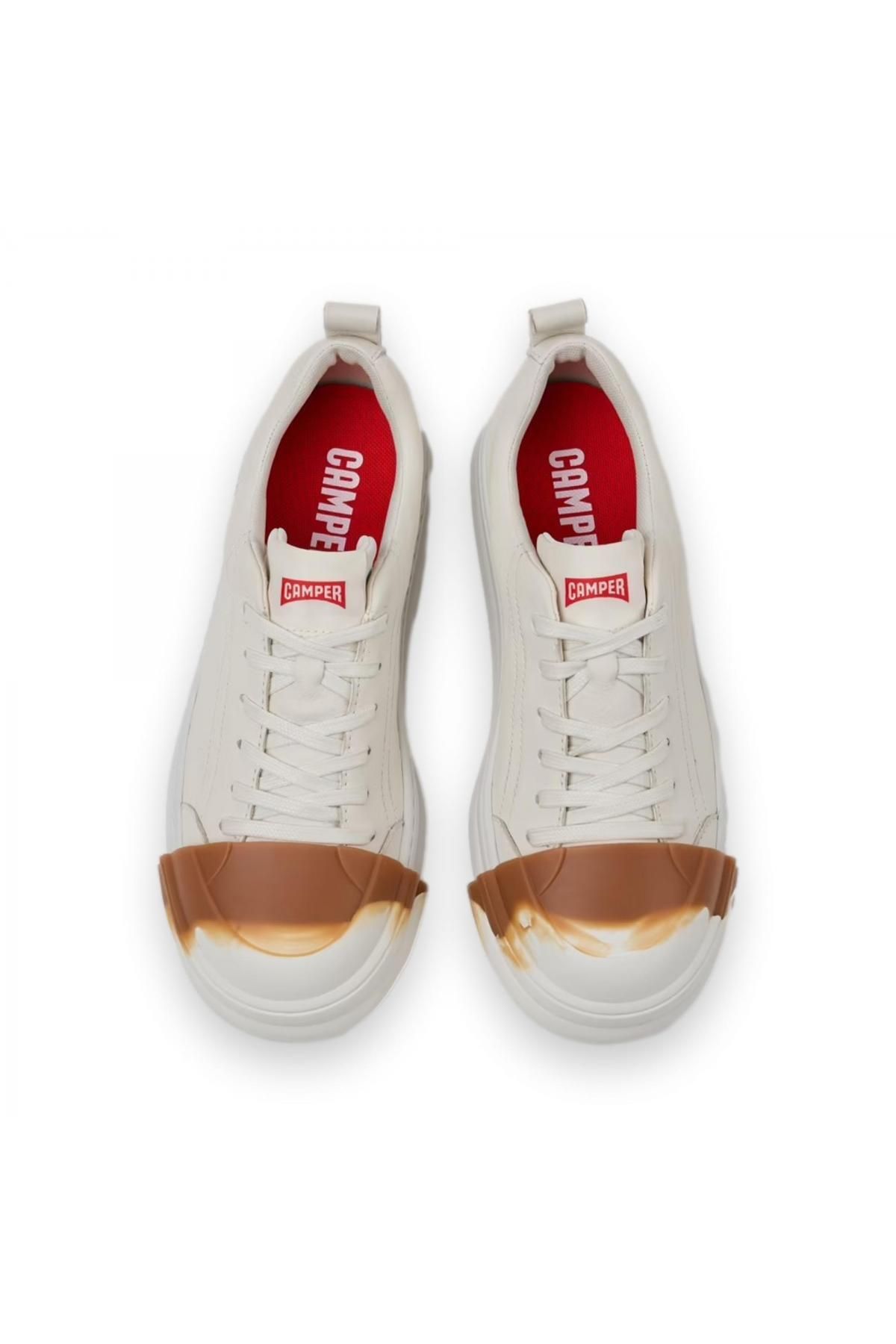 CAMPER-K 201683   Junction Runner Casual Sneaker Off-White Unisex Sneakers 3
