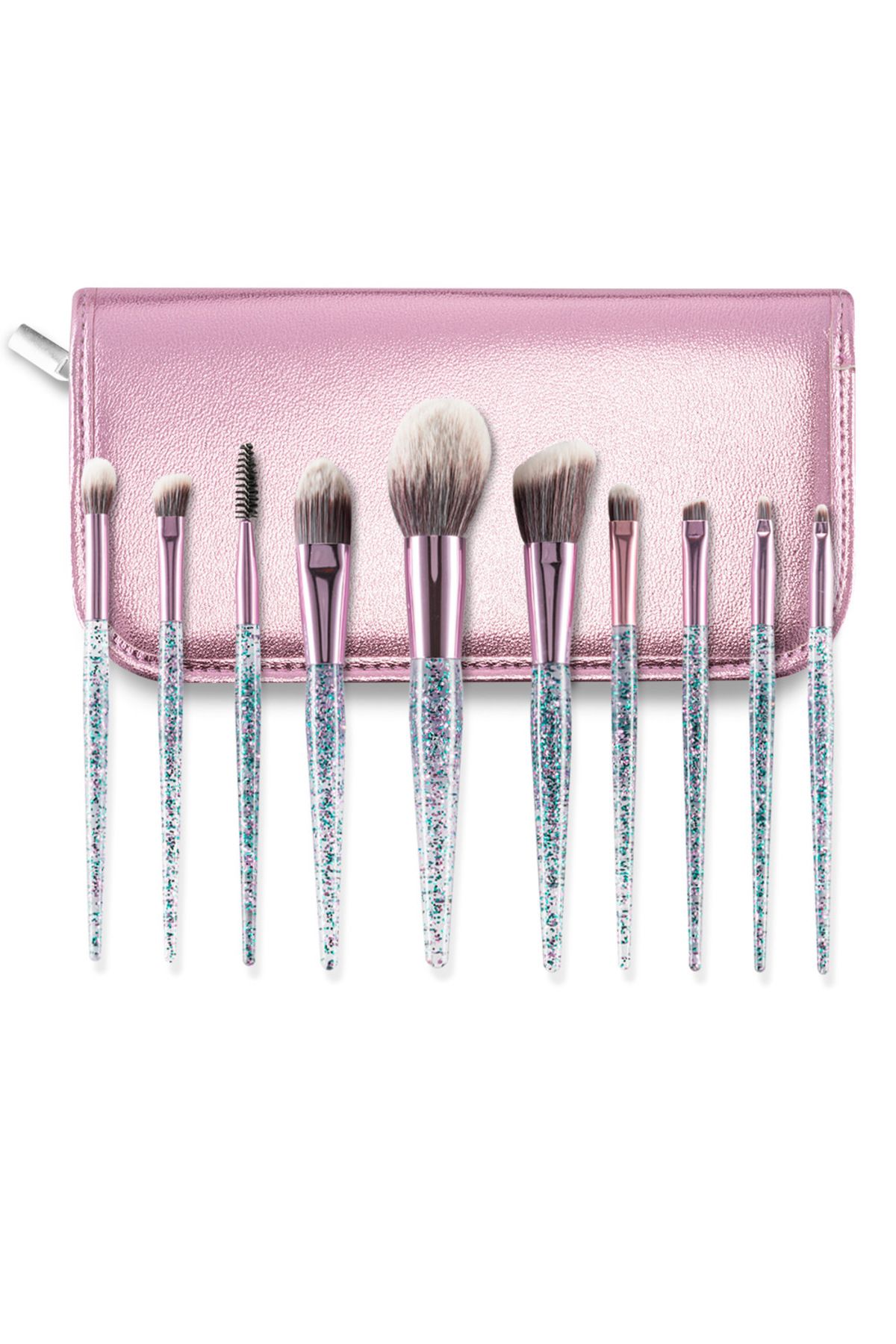 Cupio-Glossy makeup brushes set of 10 3