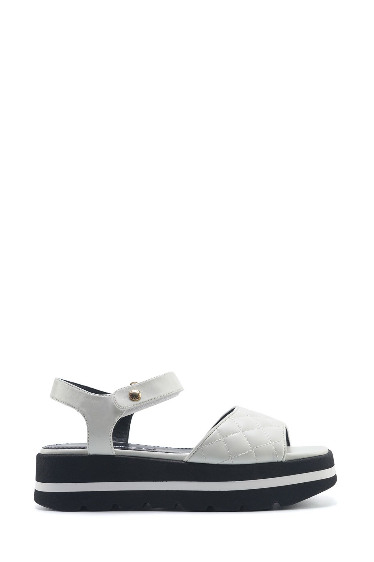 صندل تخت زنانه سفید ORKESSA 5FX Nine West