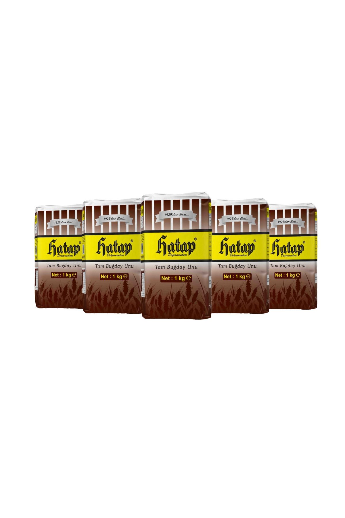 Hatap Değirmenleri Hatap Tam Buğday Unu 5 X 1 kg